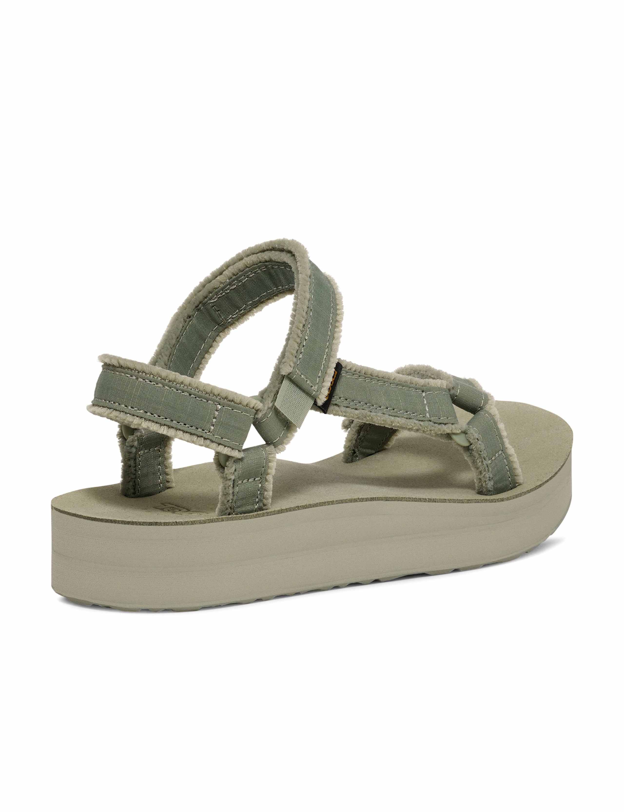 Canvas Ankle Strap Platform Sandals 3 of 6