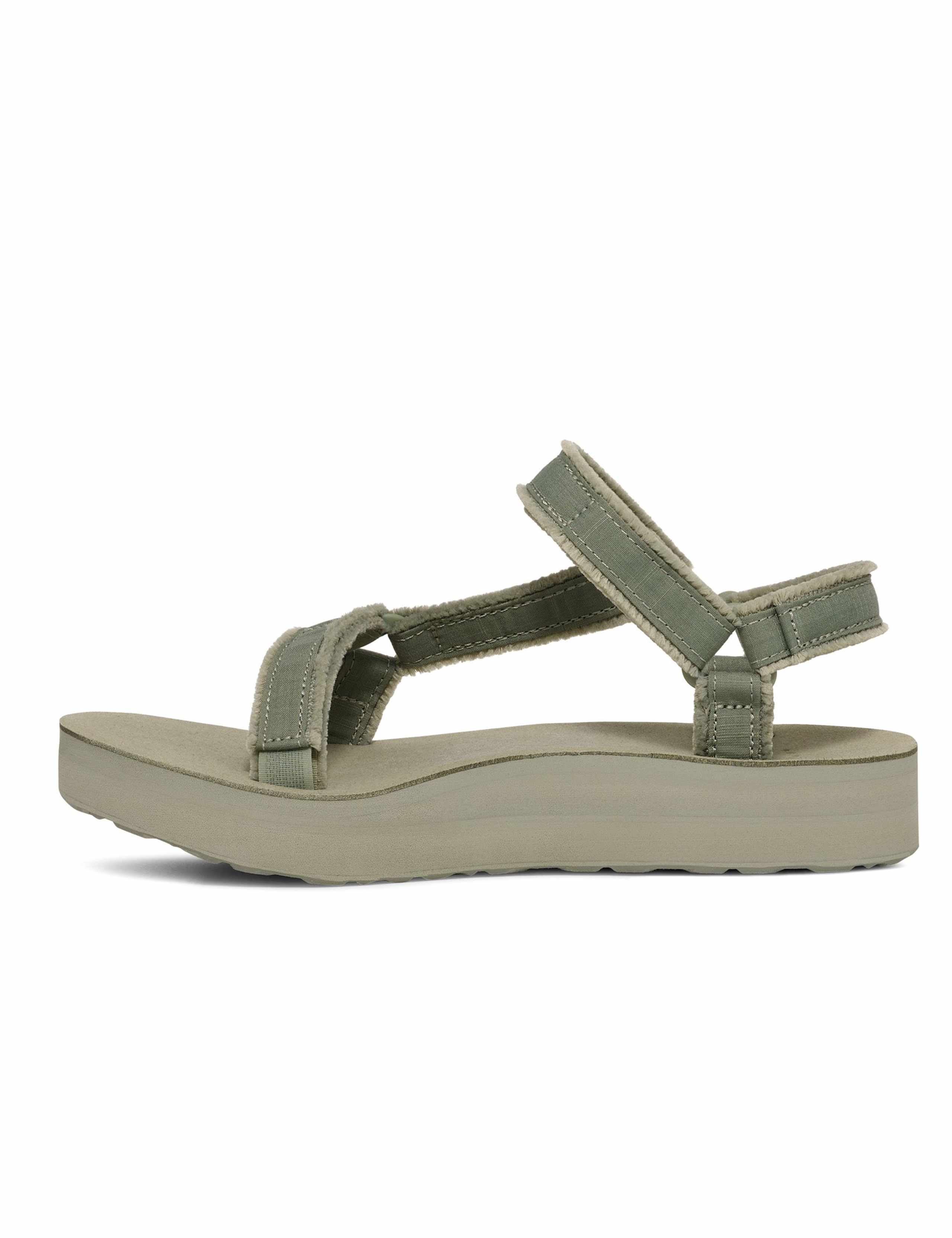 Canvas Ankle Strap Platform Sandals 4 of 6