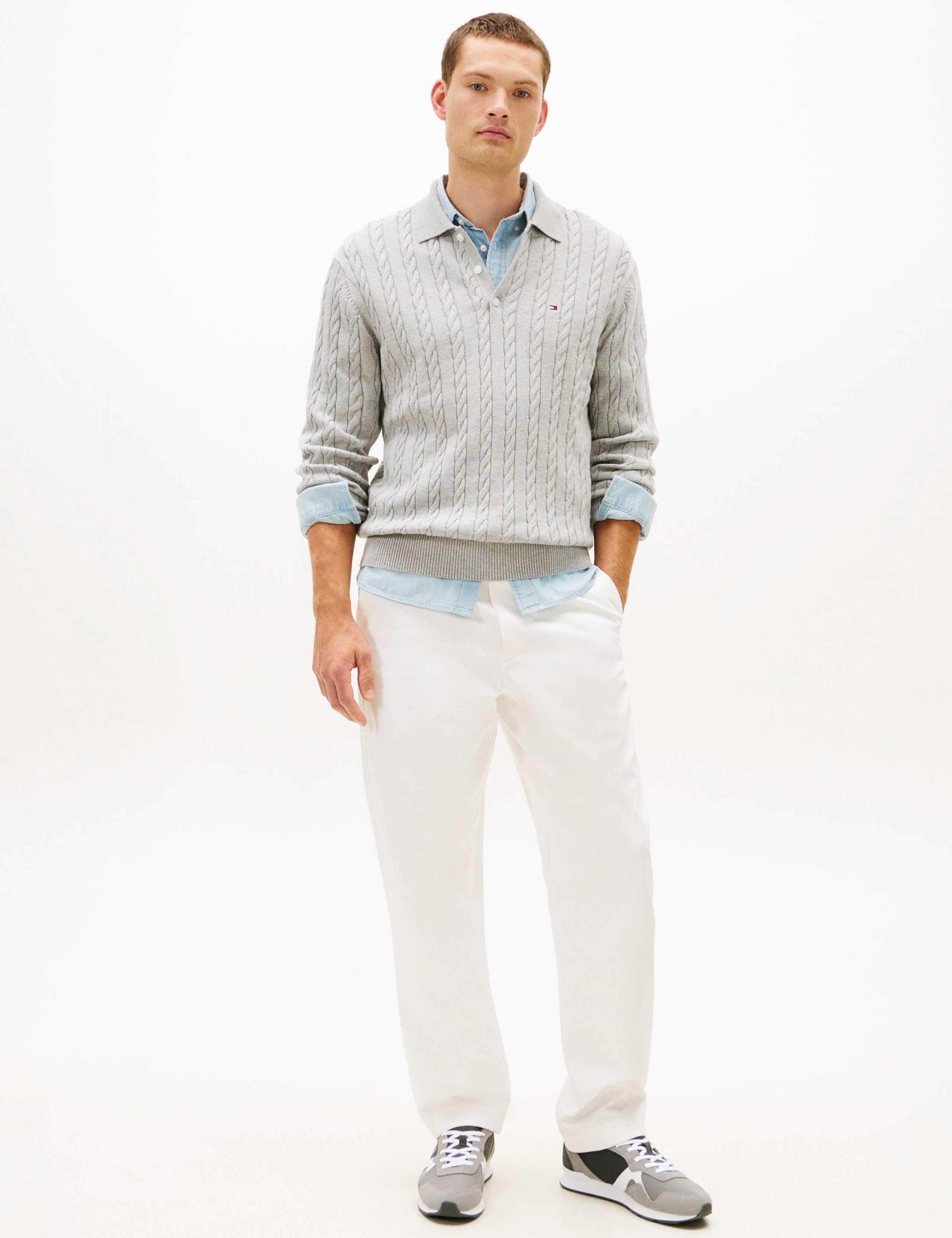 Icon Leather Lace up Trainers 6 of 7