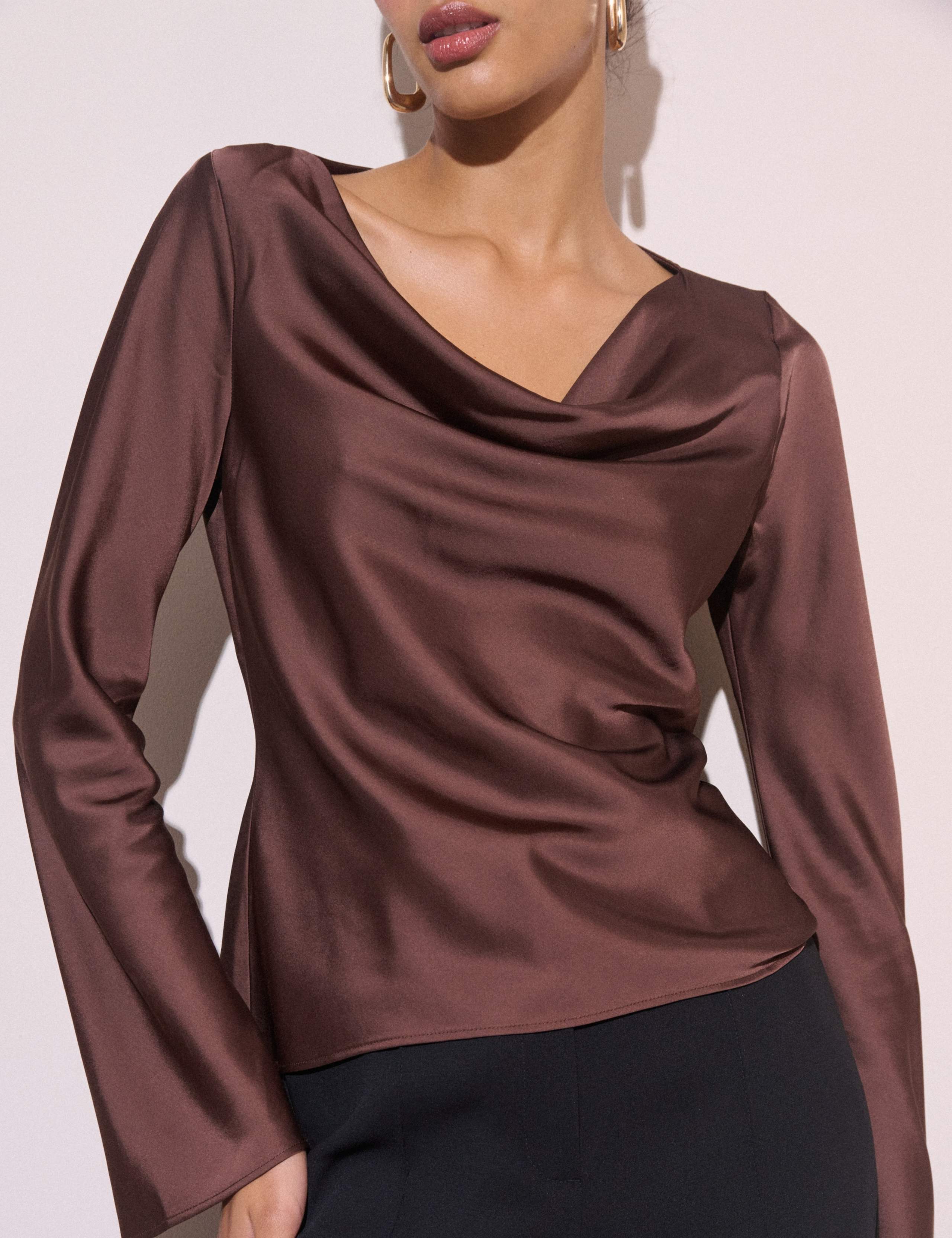 Cowl Neck Regular Fit Top 5 of 5