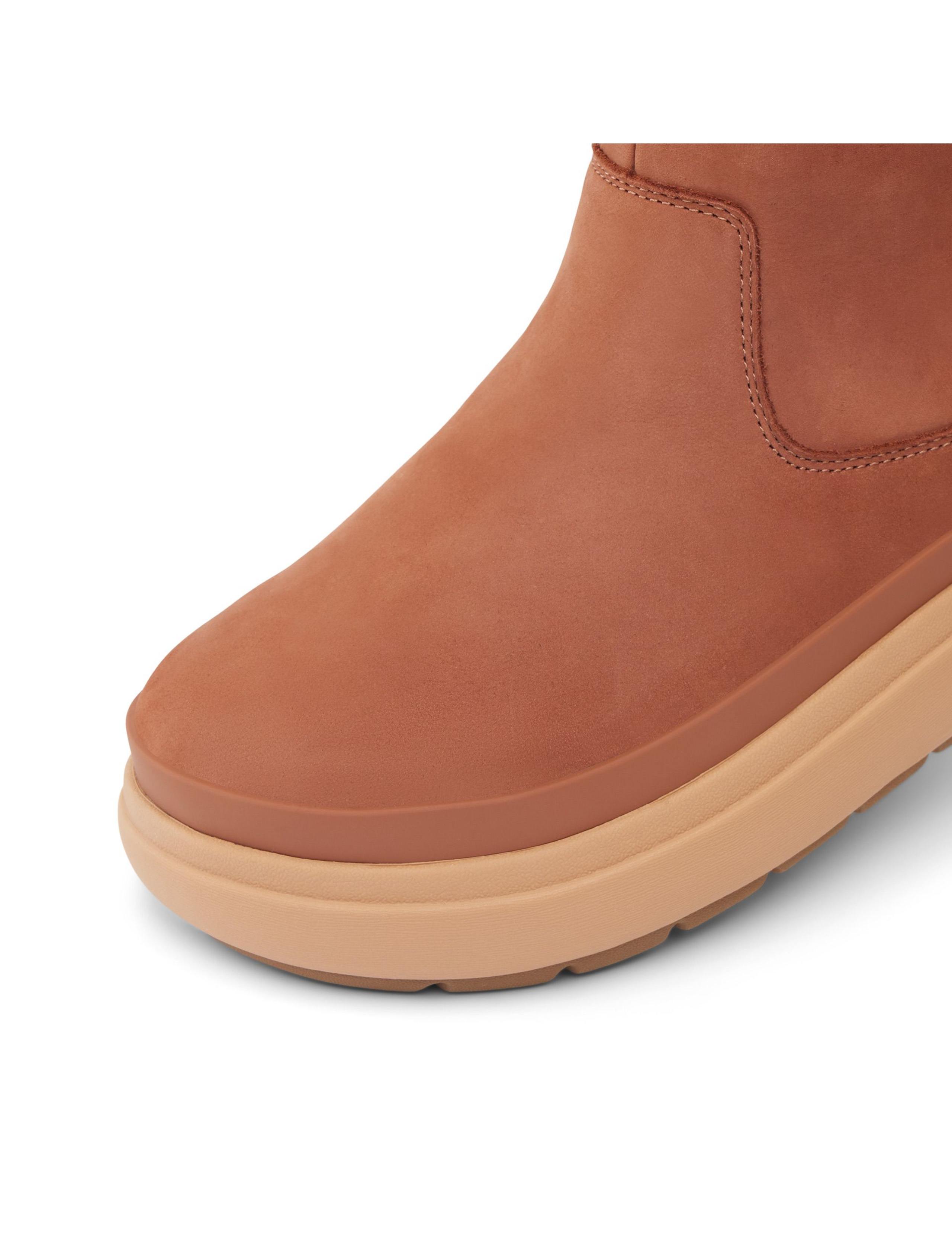 Leather Flatform Ankle Boots 5 of 7