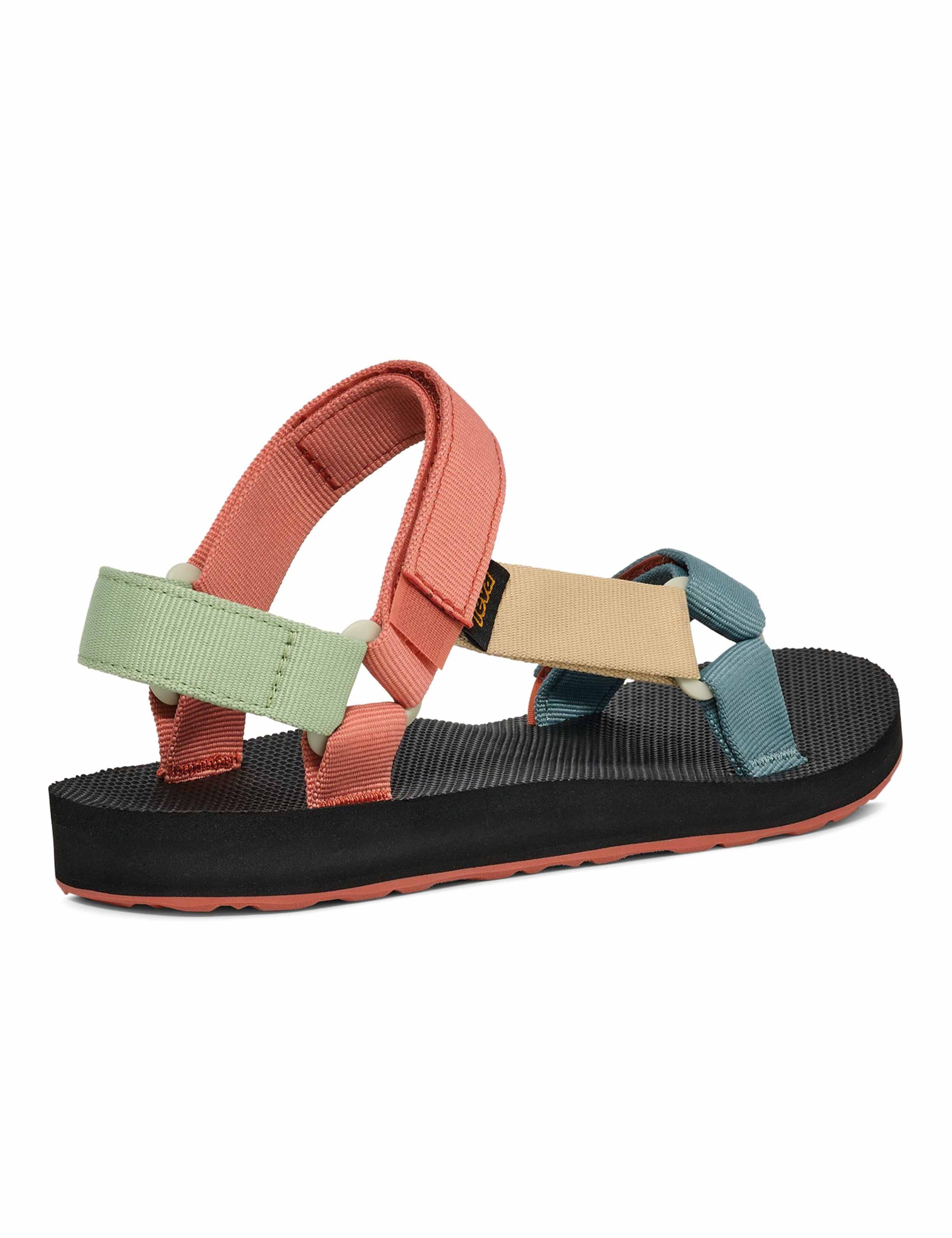 Canvas Printed Ankle Strap Platform Sandals 3 of 6