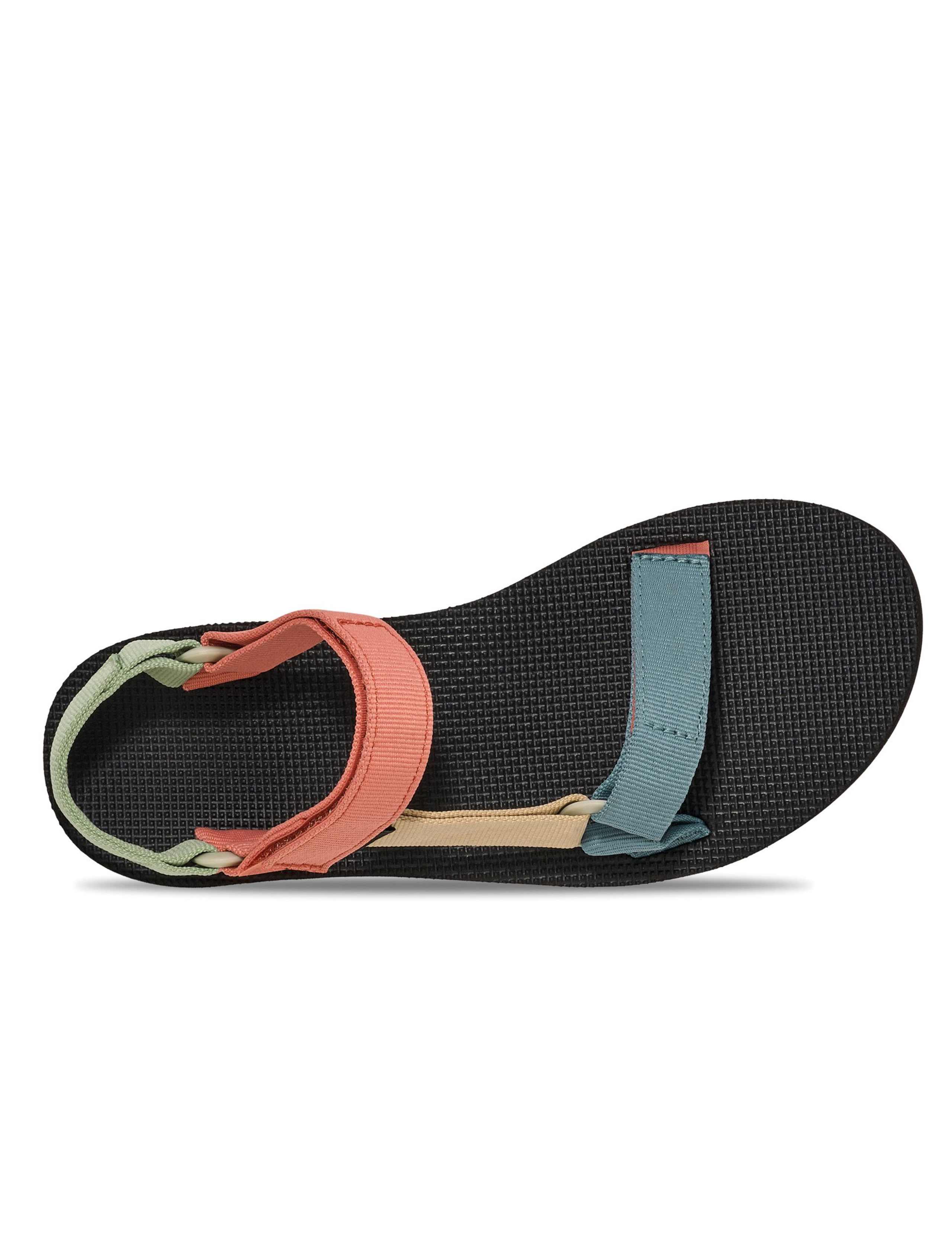 Canvas Printed Ankle Strap Platform Sandals 5 of 6