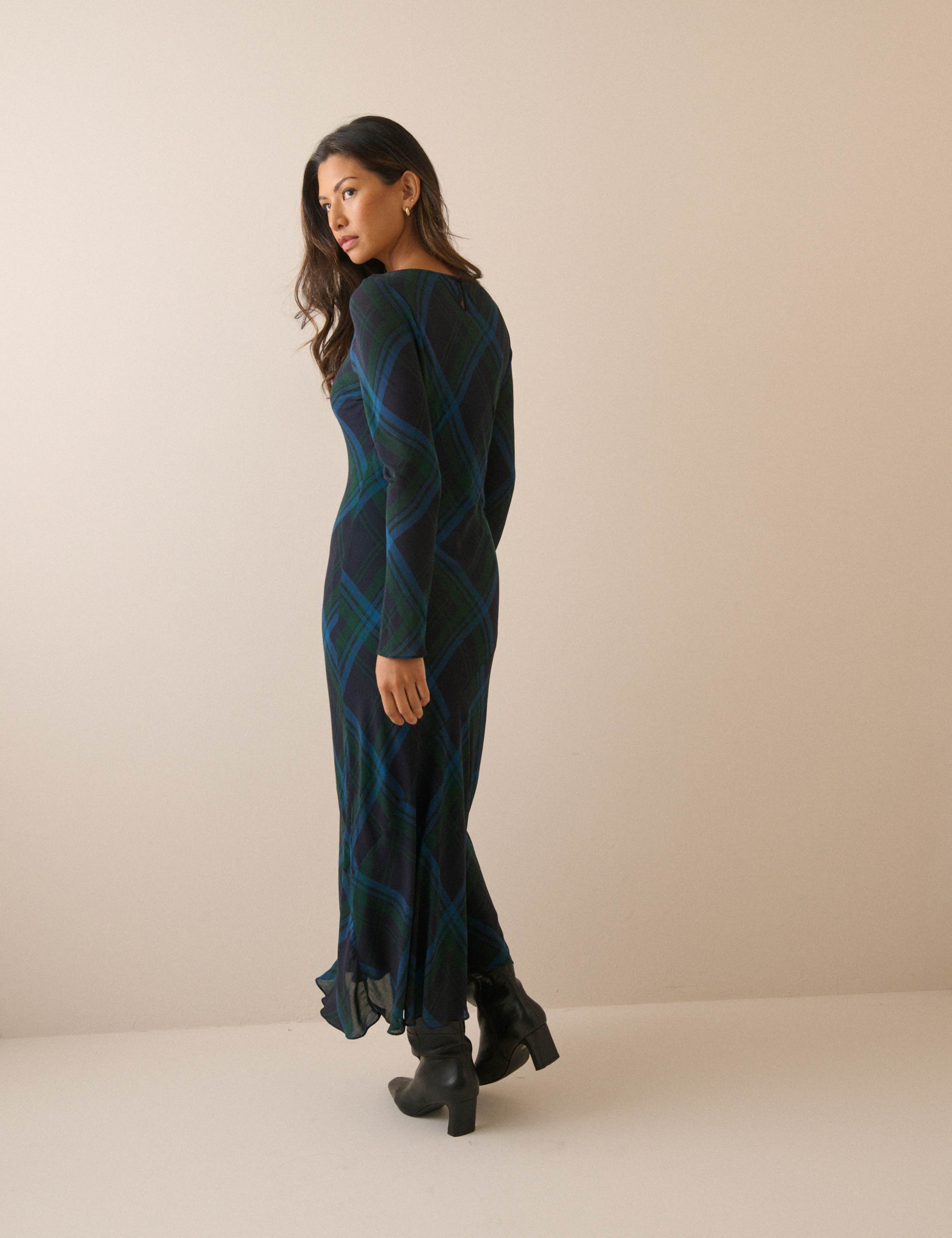 Kelly Checked Midi Dress 3 of 6