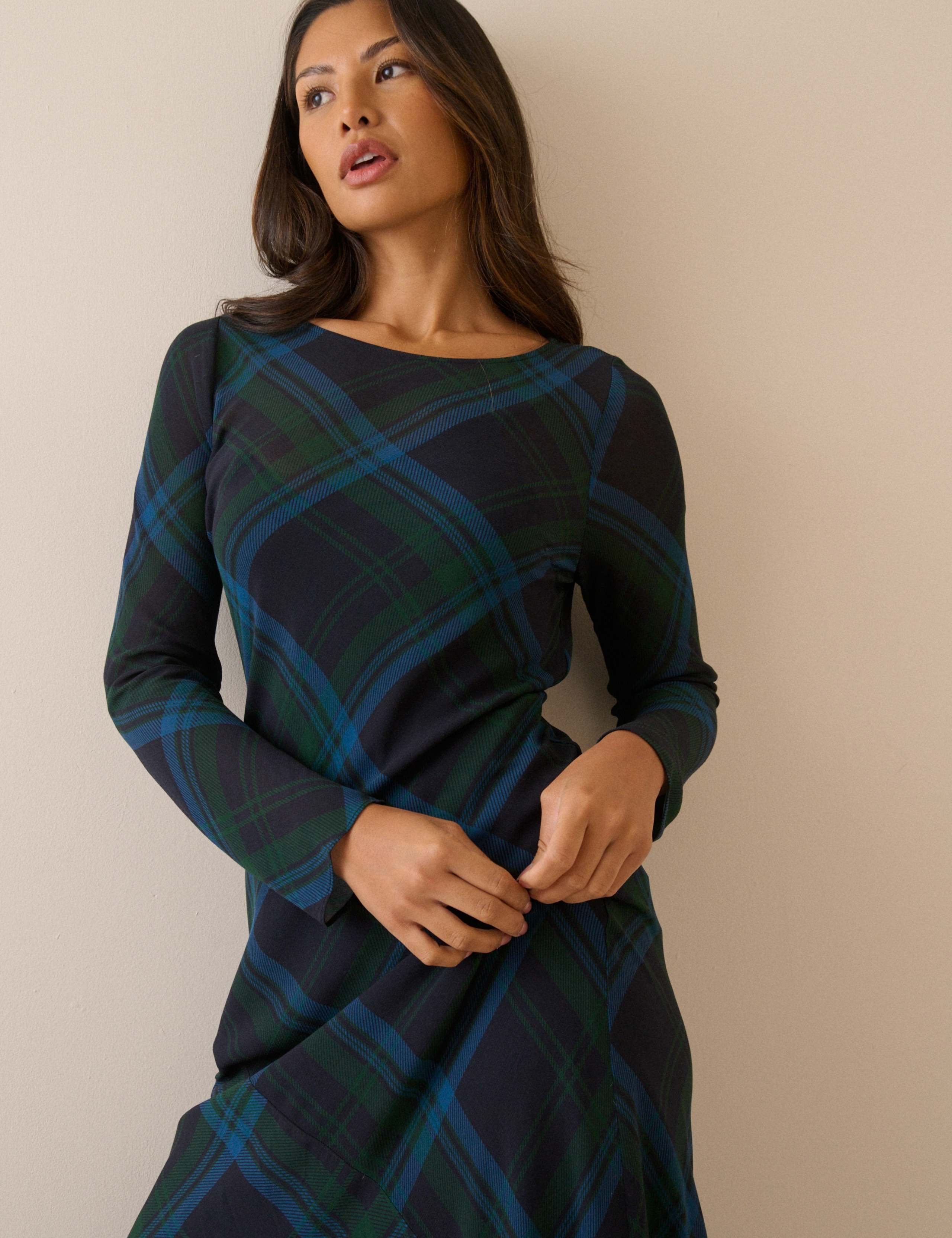 Kelly Checked Midi Dress 5 of 6