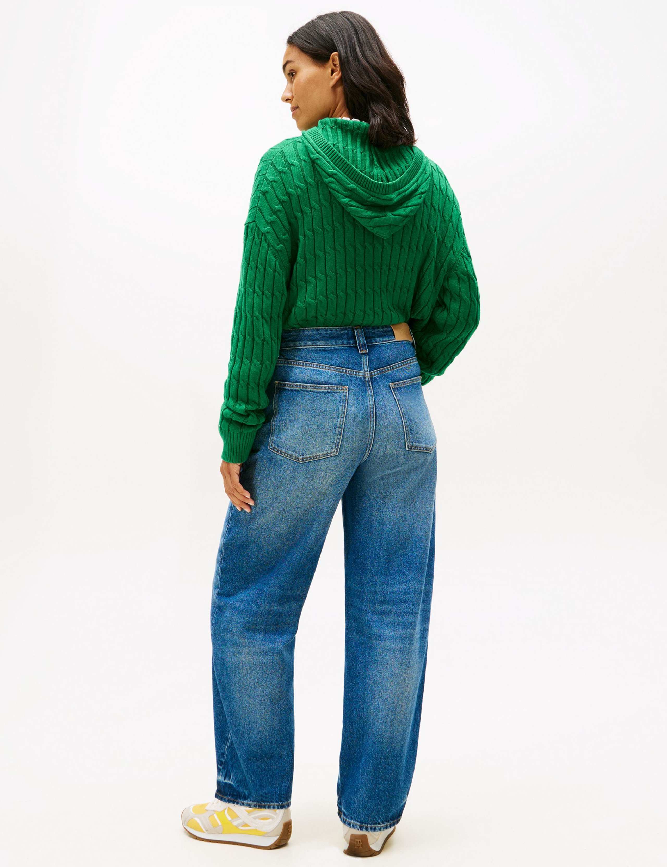 High Waisted Barrel Jeans 4 of 5