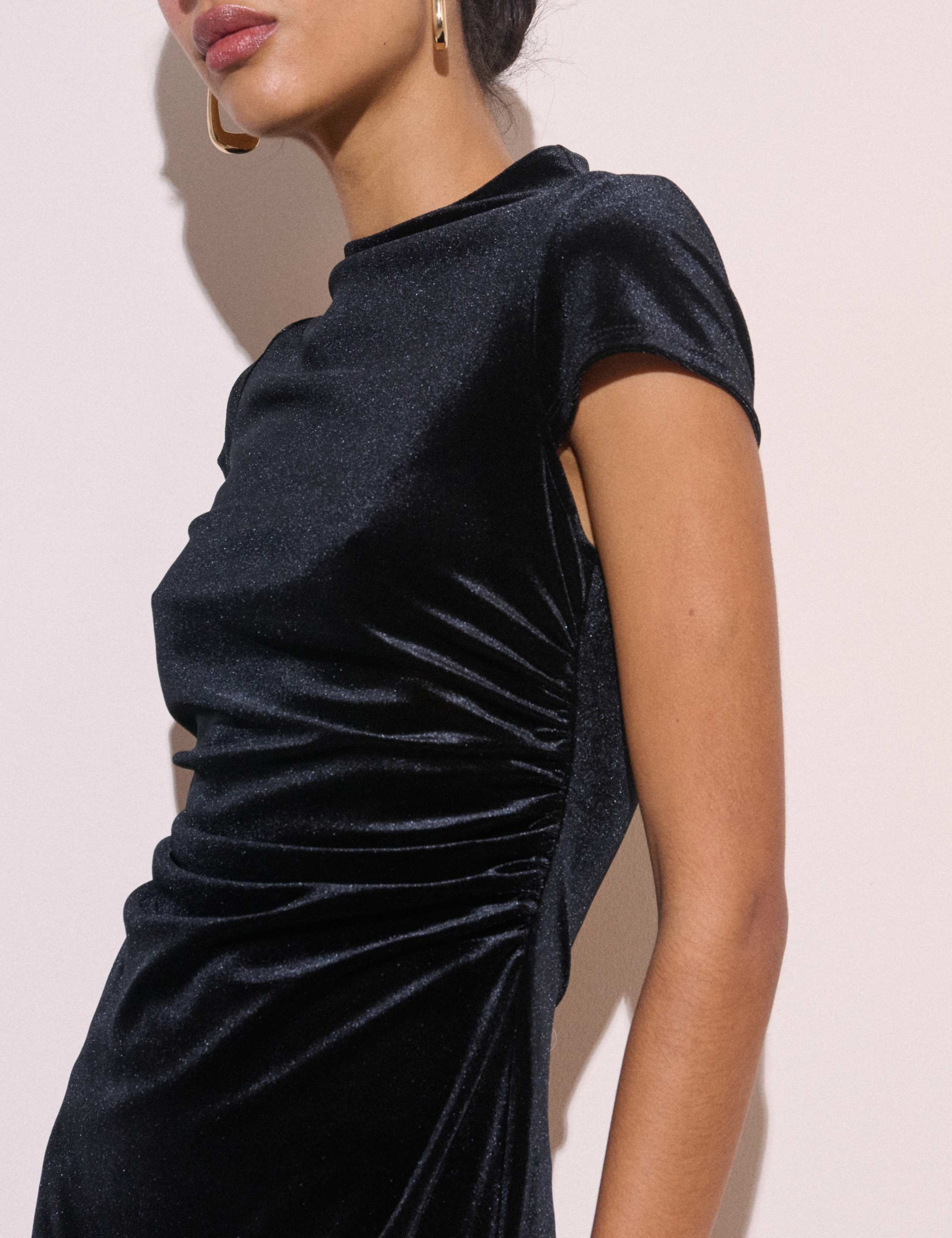 High Neck Midi Bodycon Dress 5 of 5