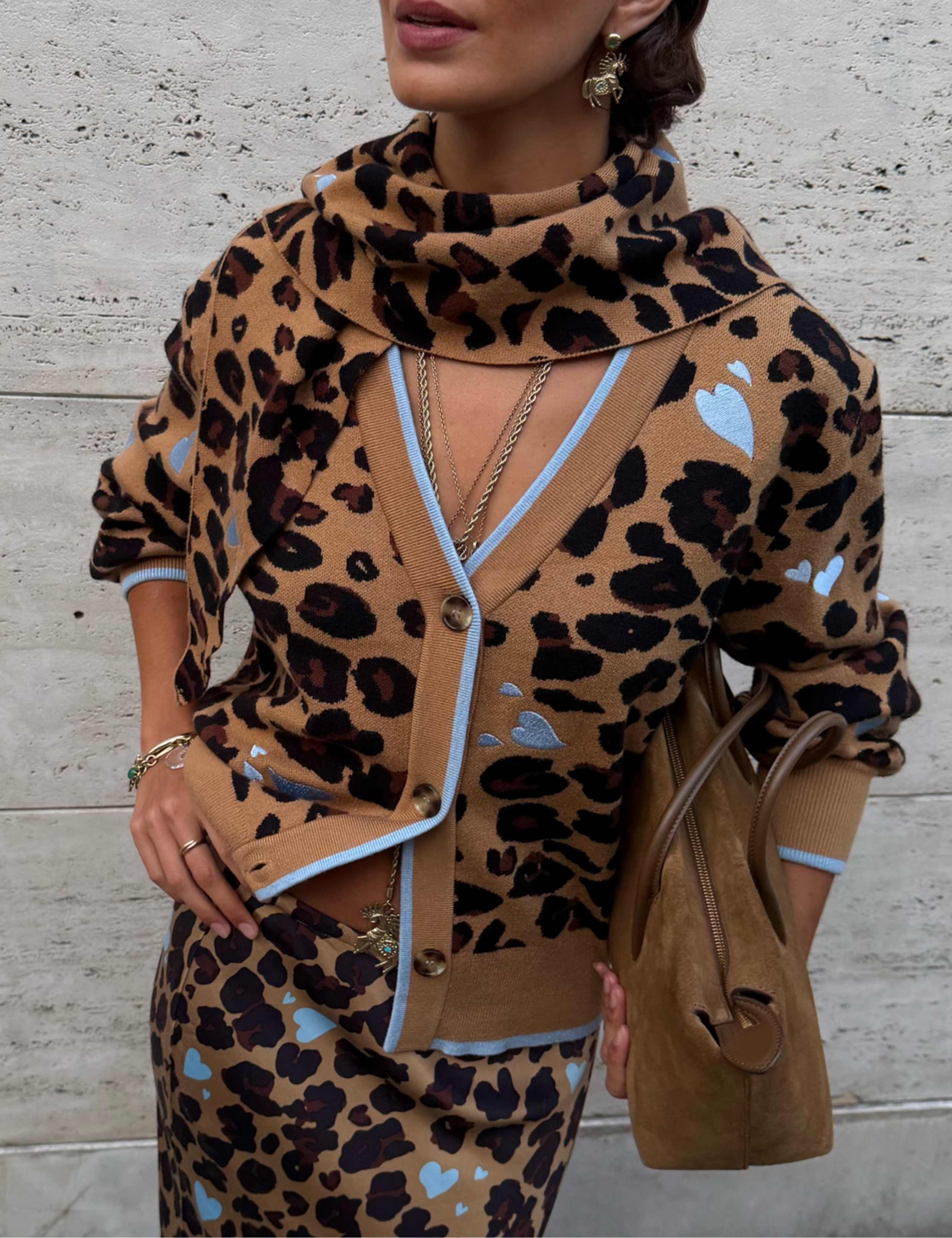 Leopard Print Scarf 1 of 1