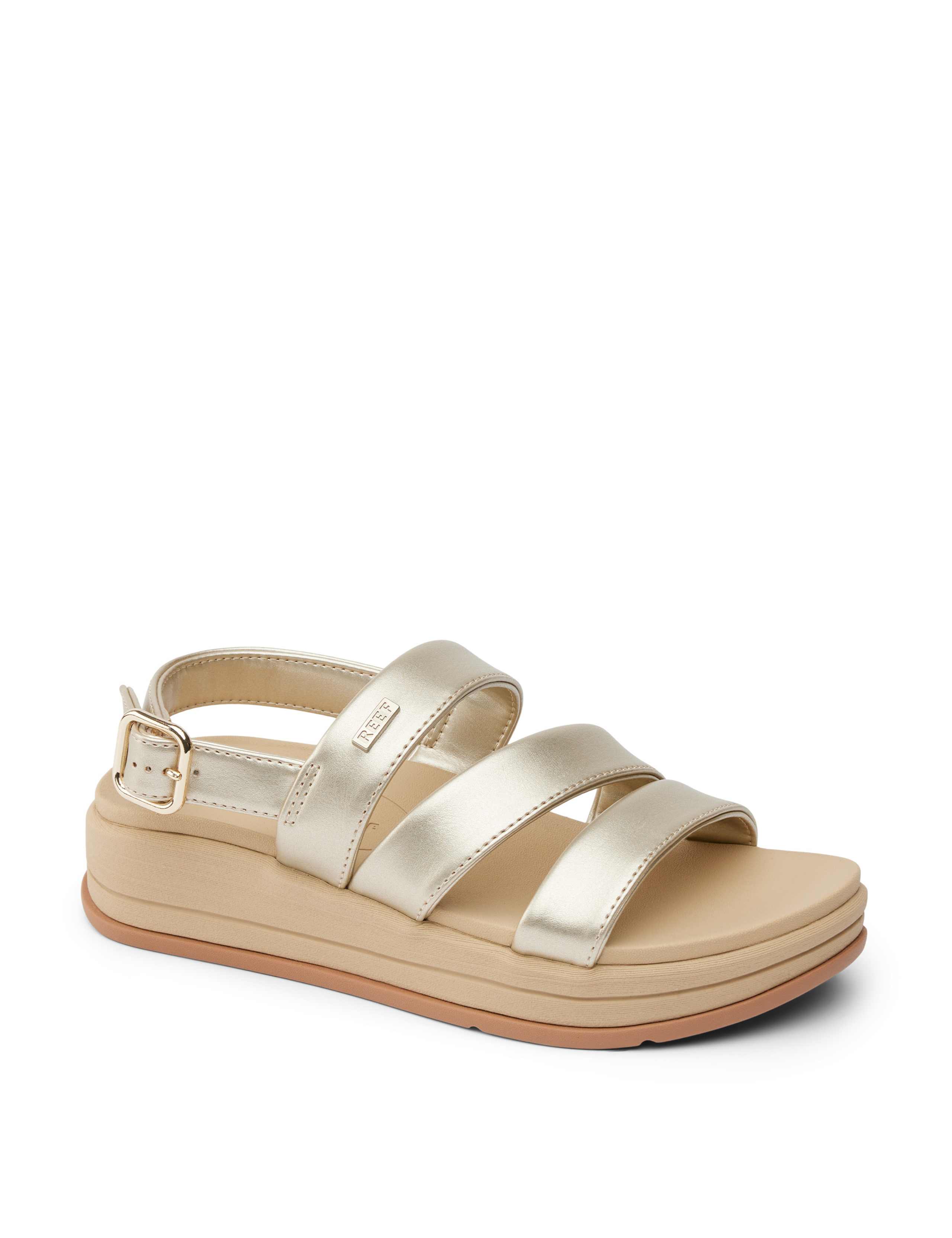 Aura Escape Metallic Flatform Sandals 2 of 6