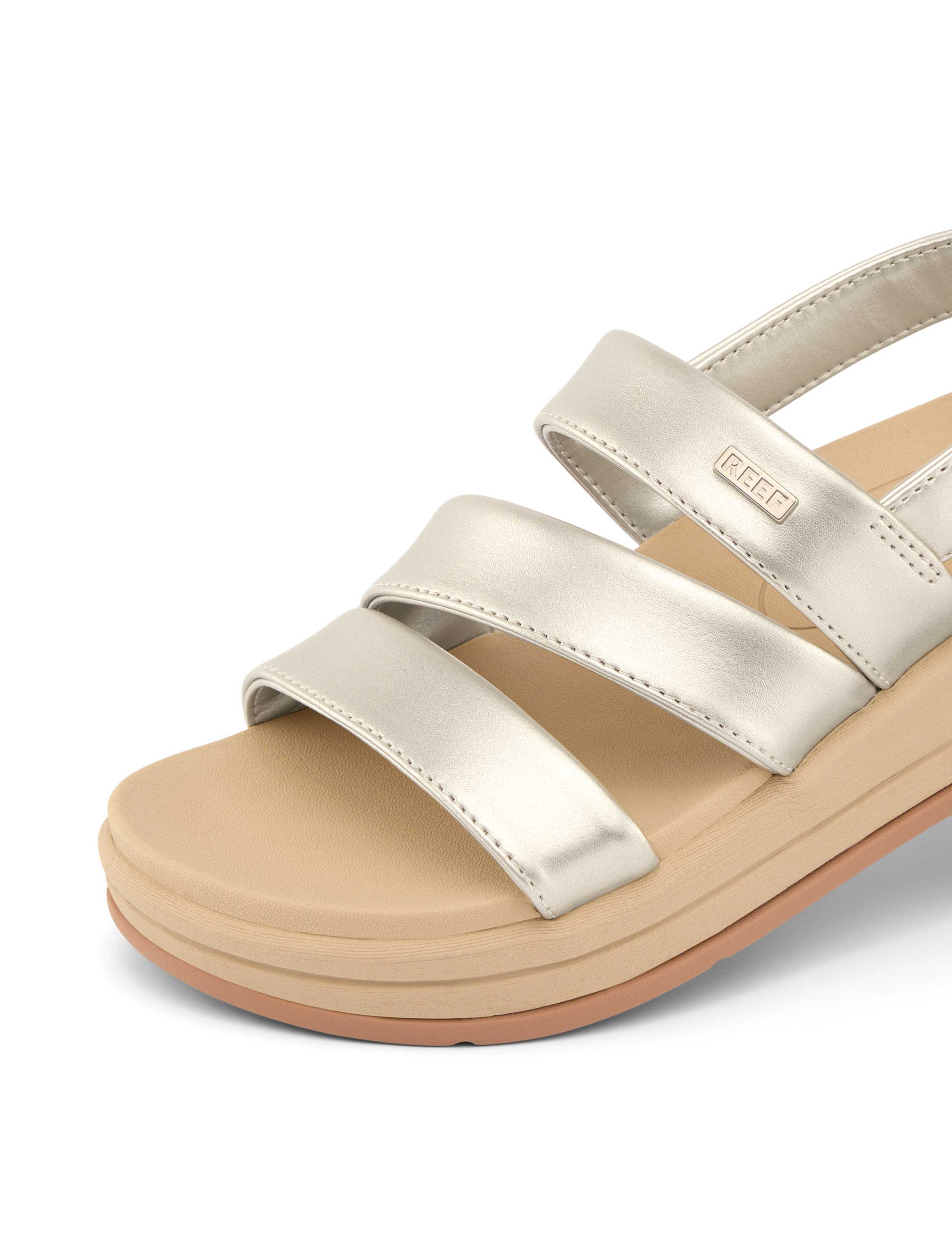 Aura Escape Metallic Flatform Sandals 4 of 6