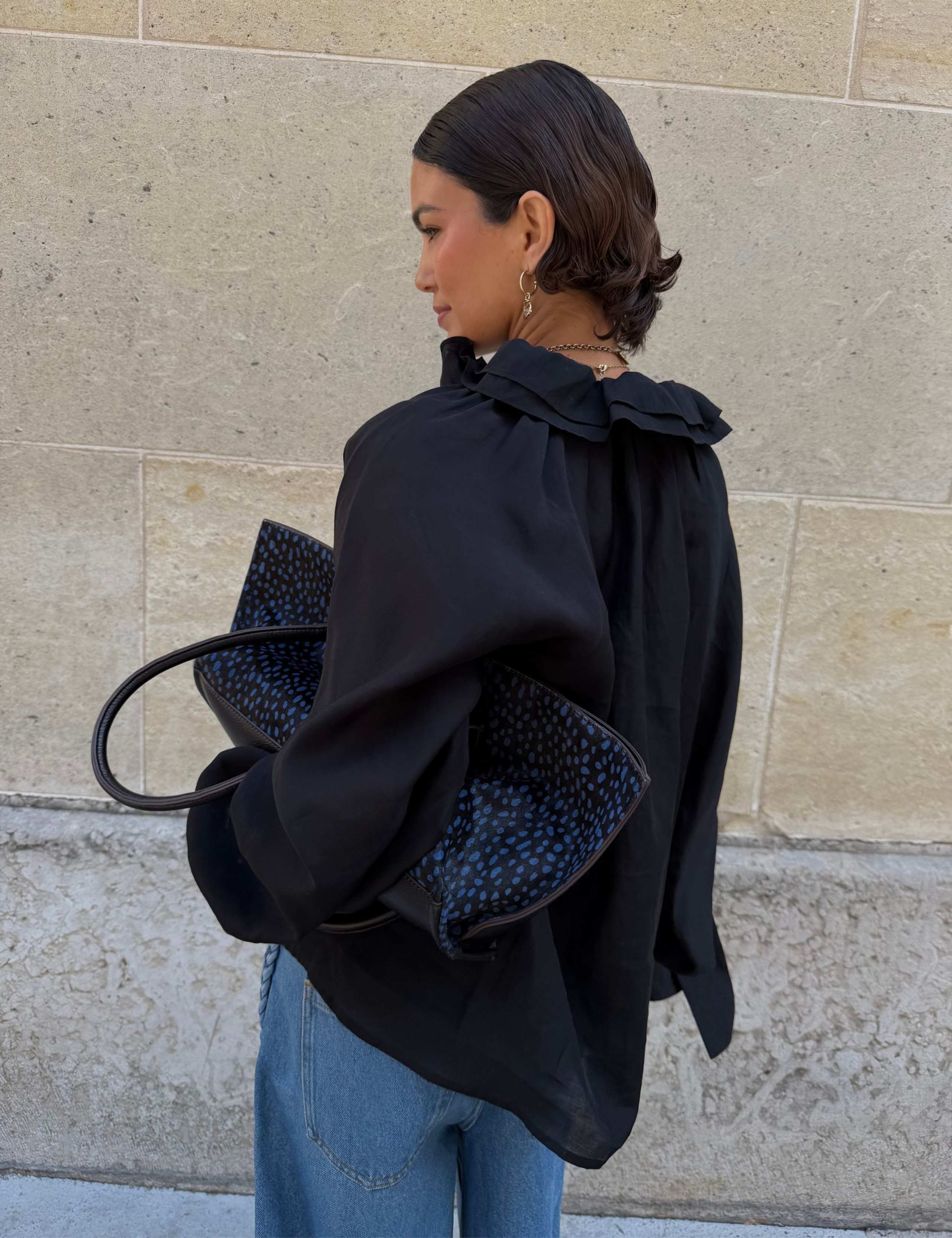Leather Printed Shoulder Bag 4 of 5
