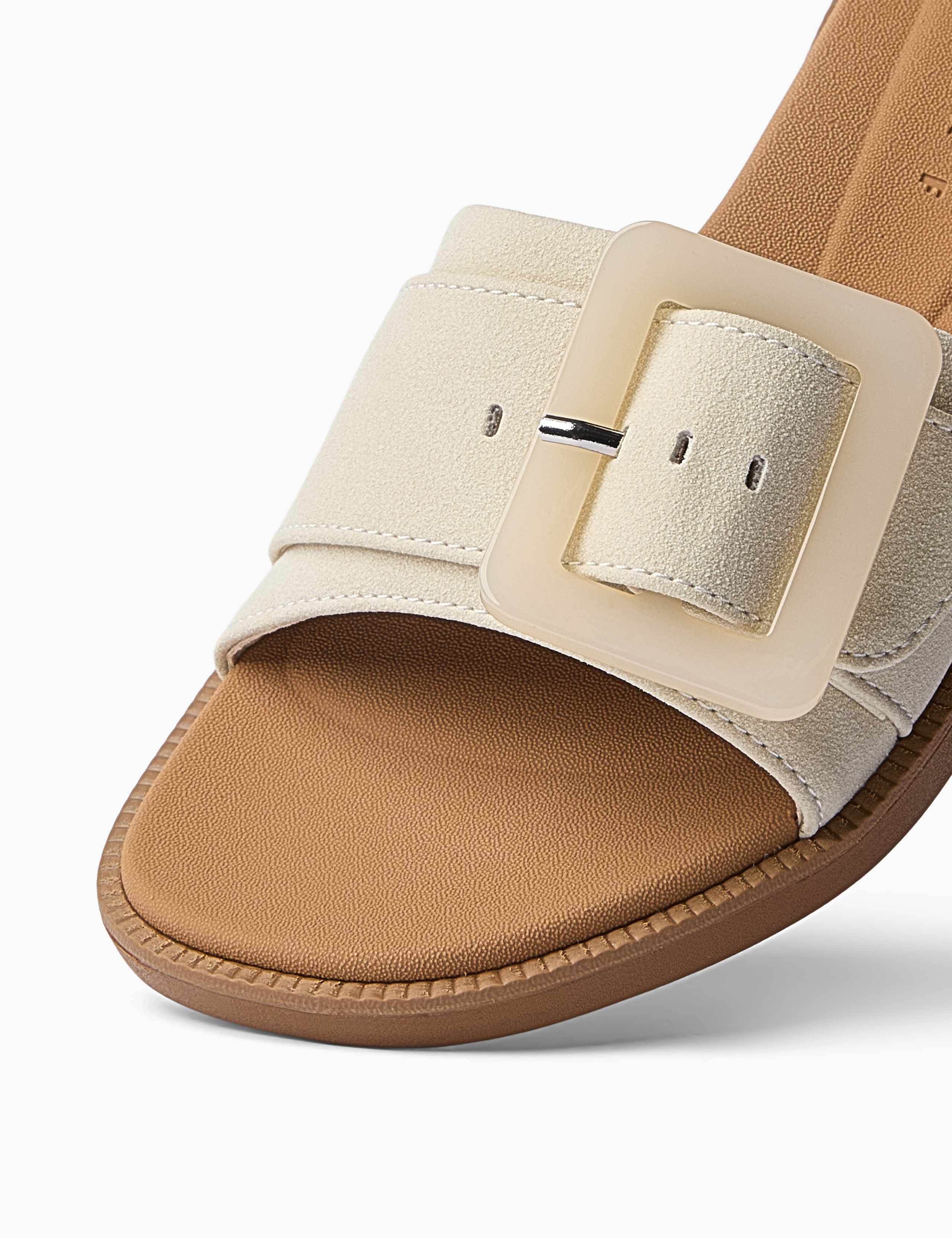 Sunny Emma Buckle Flat Sandals 6 of 6
