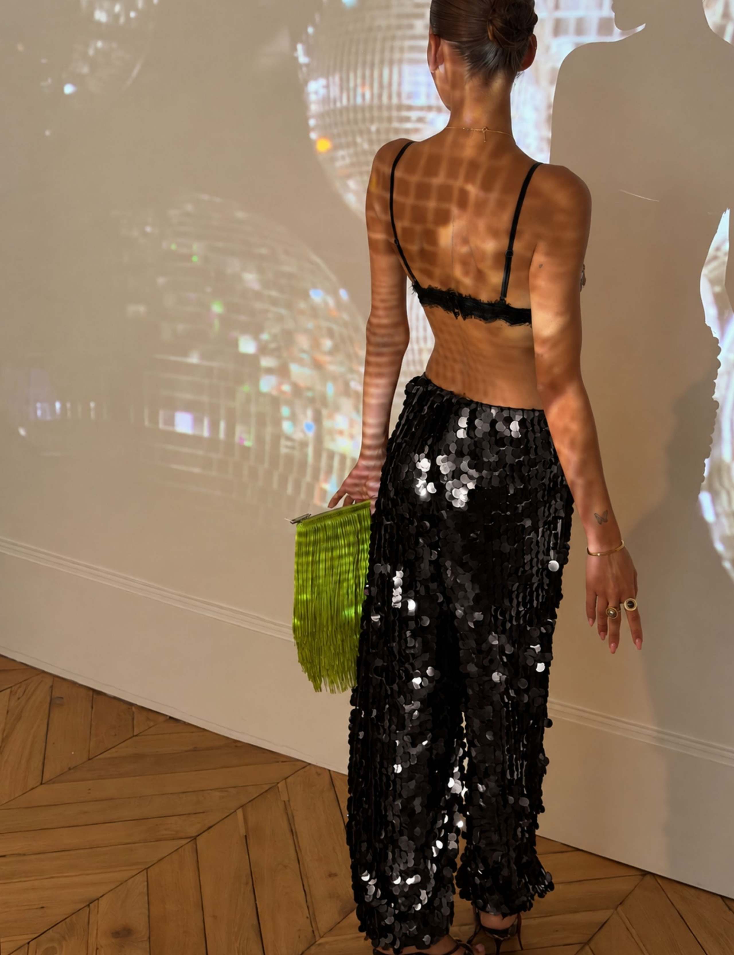 Sequin Elasticated Waist Trousers 4 of 4