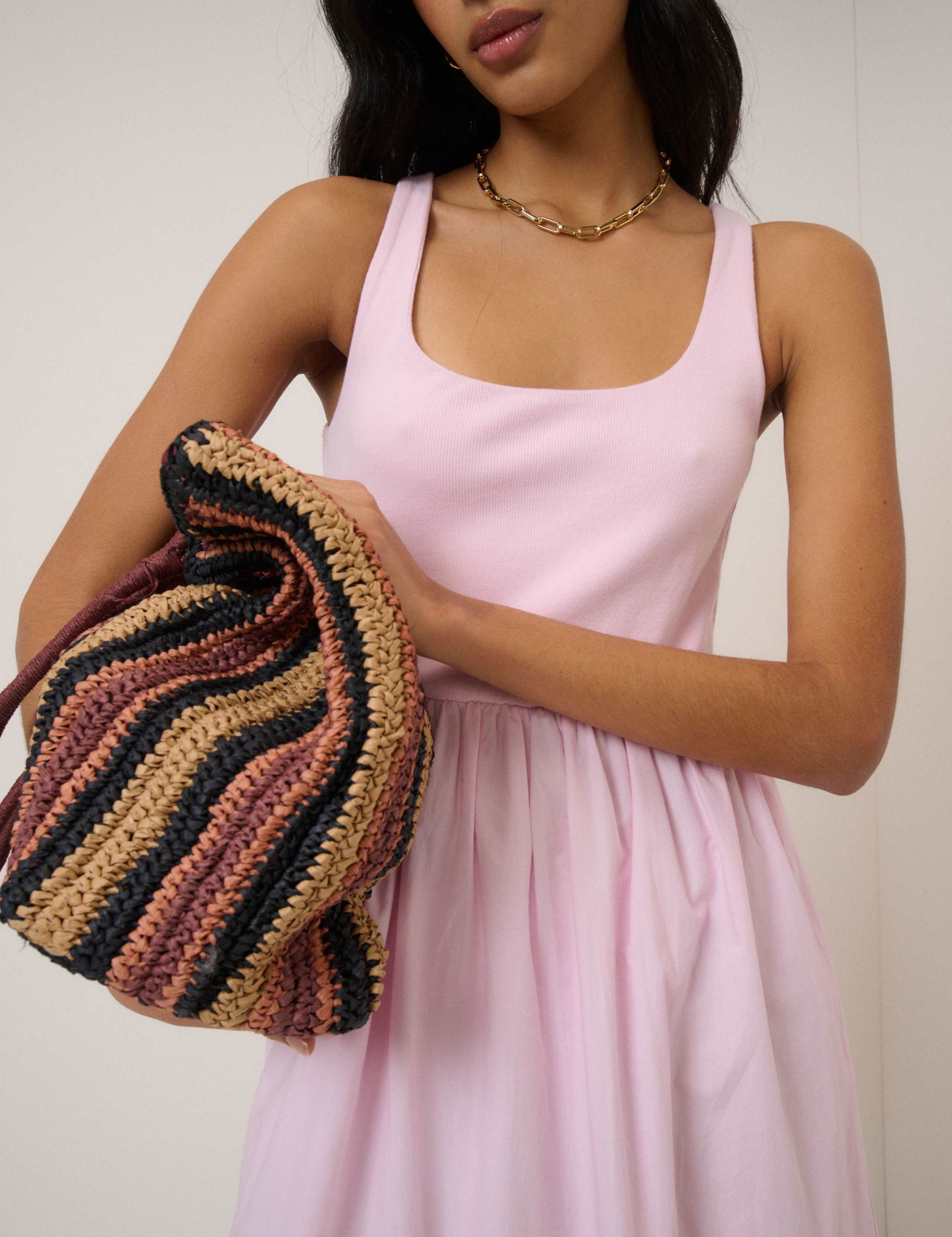 Cotton Rich Broderie Midi Dress 3 of 5