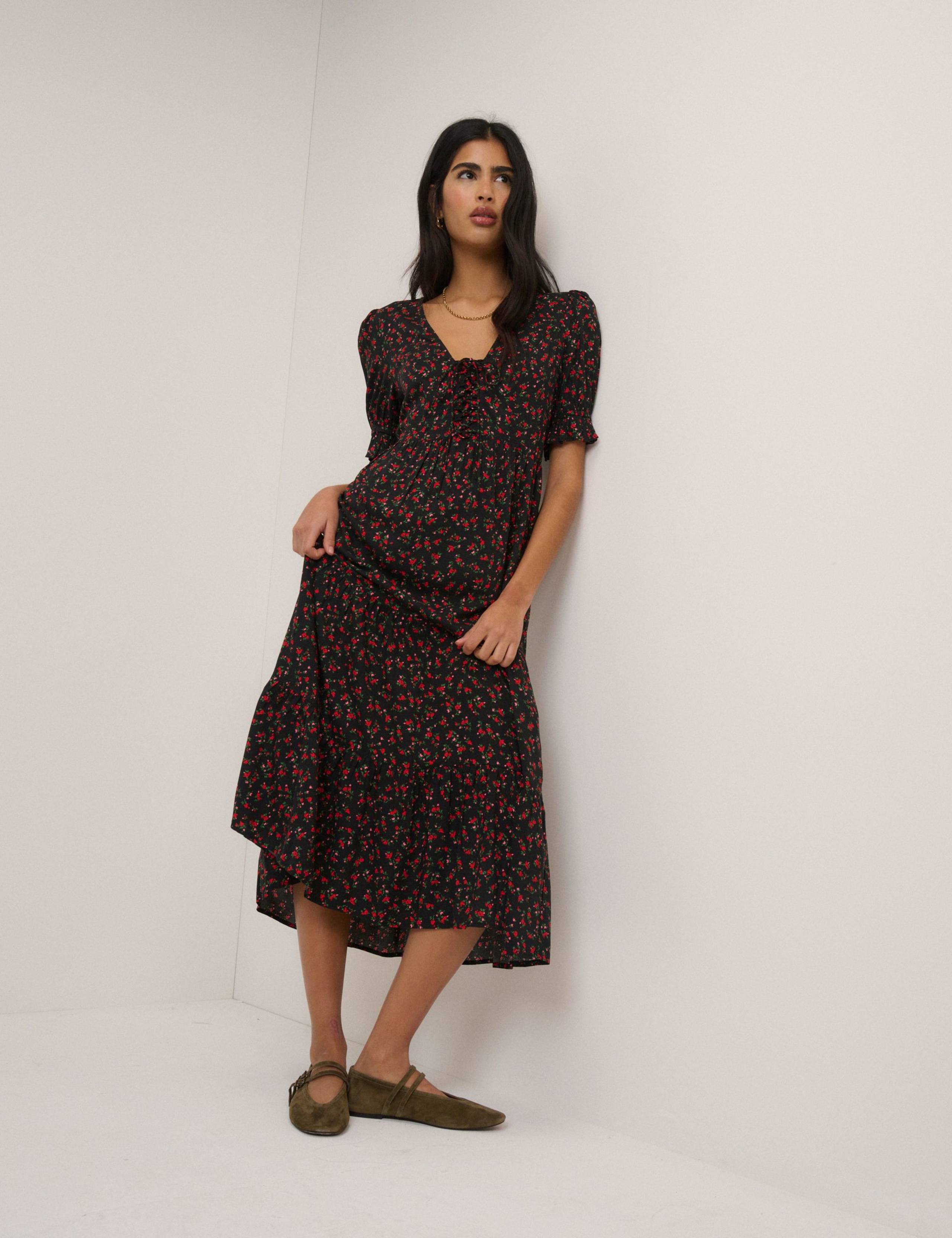 Floral Midi Tiered Dress 1 of 5