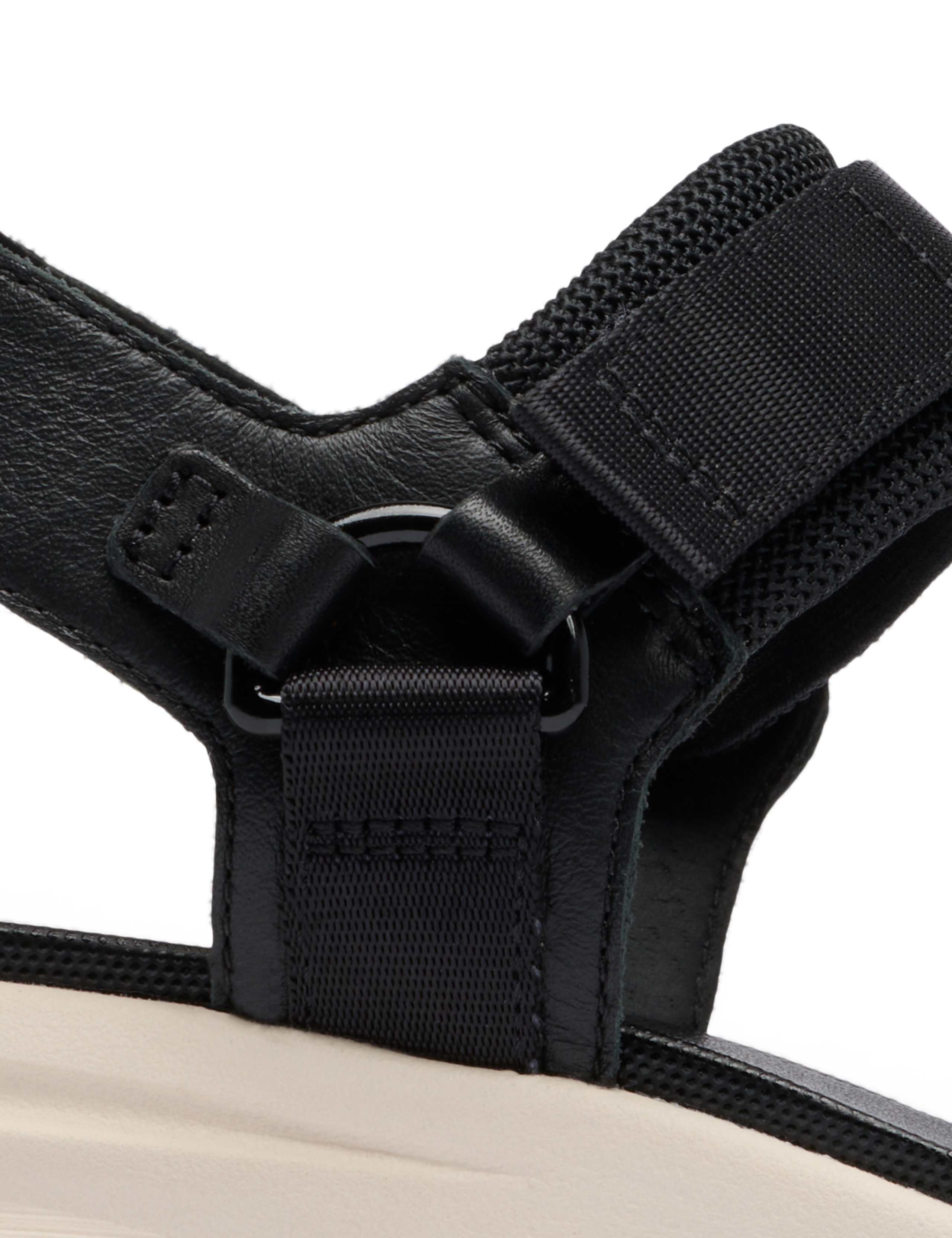 Kinetic Impact Leather Ankle Strap Wedge Sandals 5 of 9