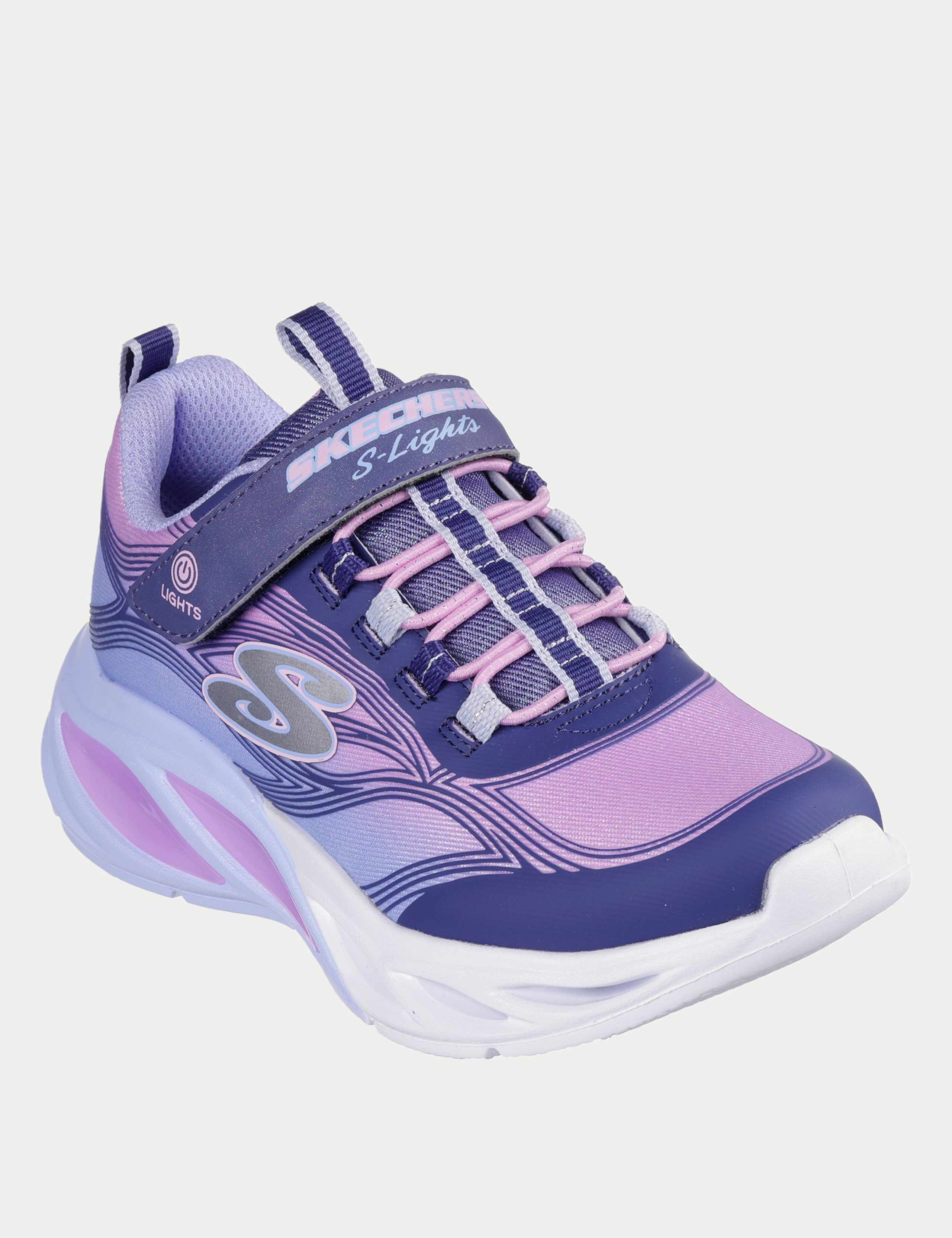 Skechers S-Lights Cosmic Glow Kids' Trainers (9½ Small - 4 Large) 4 of 6