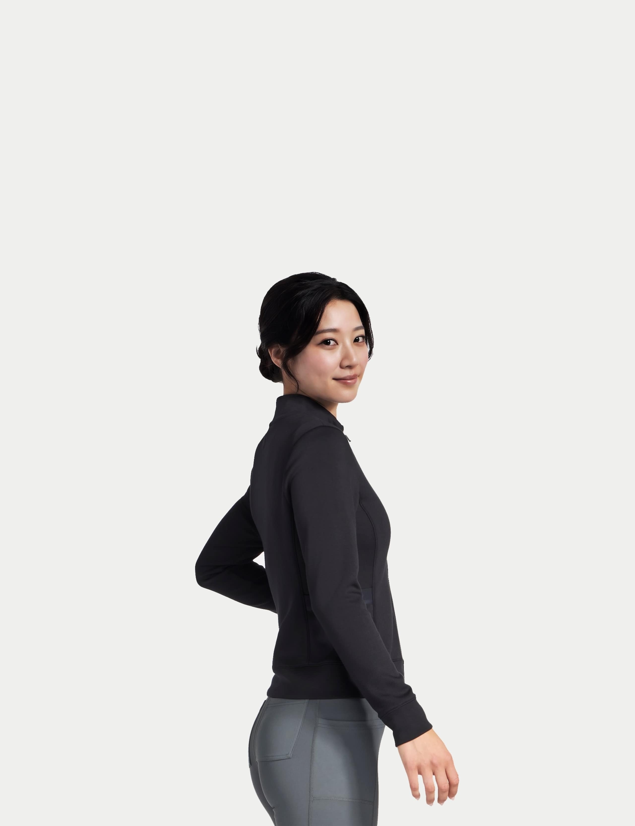 Zip Up Double Knit Jacket 2 of 4