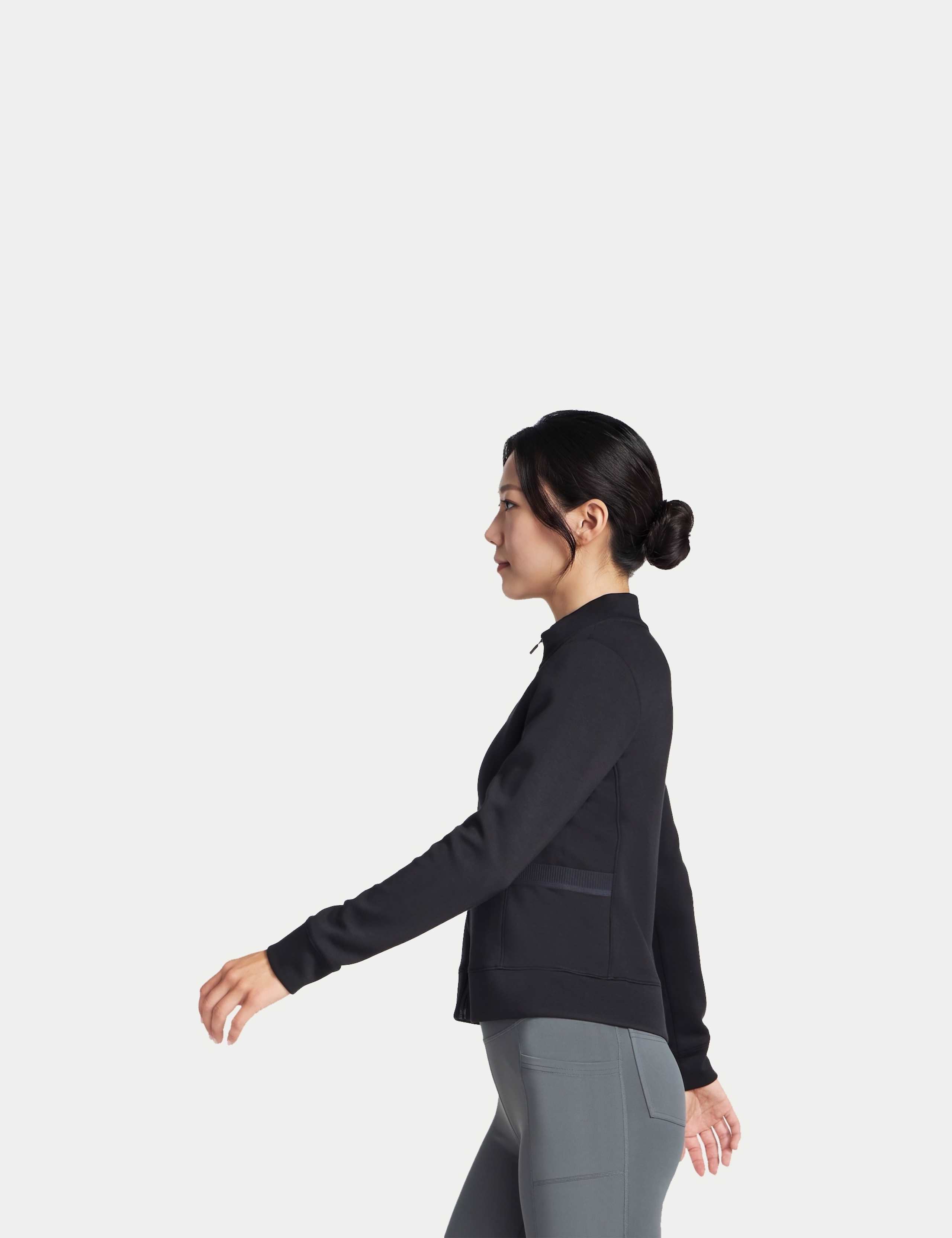 Zip Up Double Knit Jacket 3 of 4