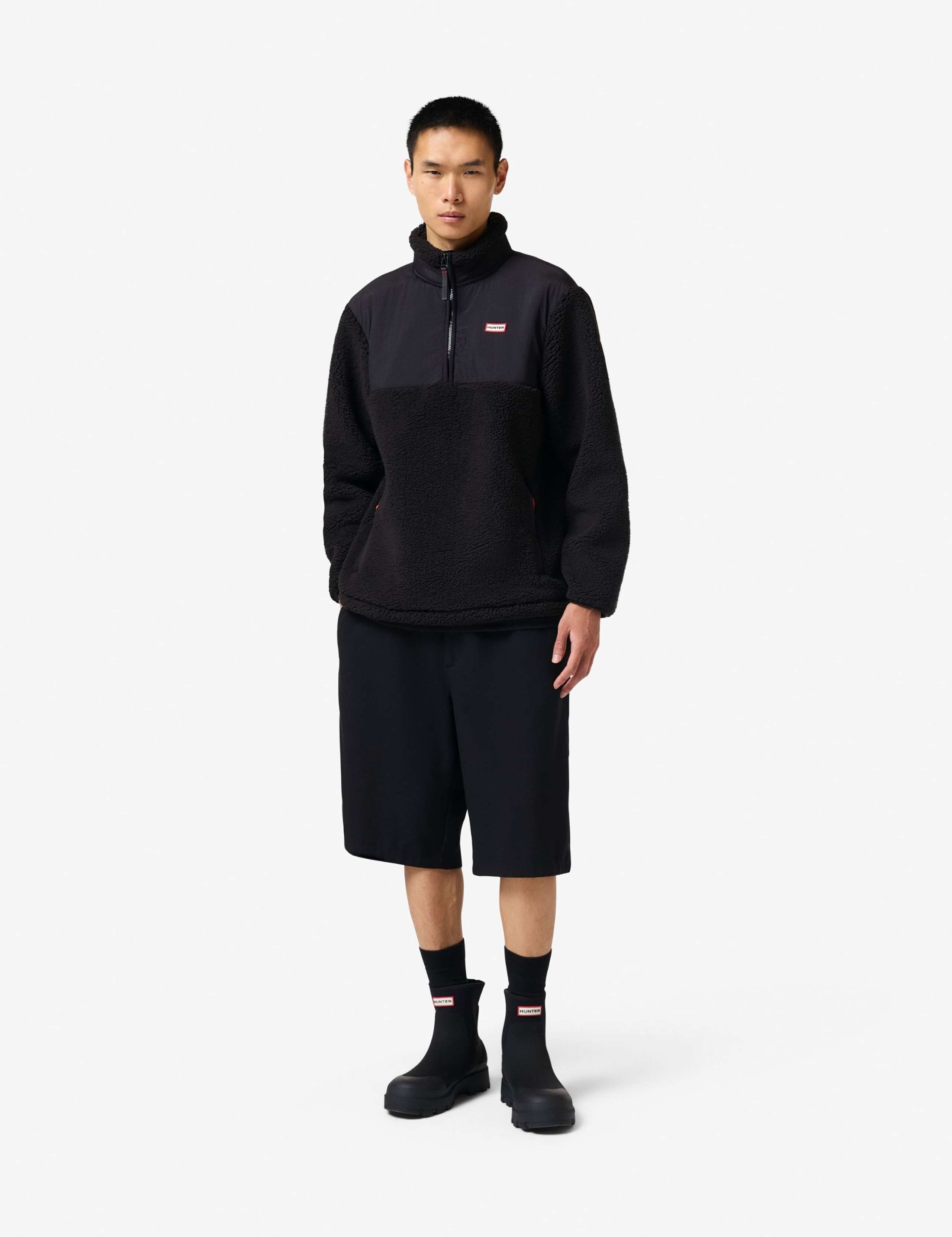 Quarter Zip Borg Fleece Sweatshirt 2 of 4