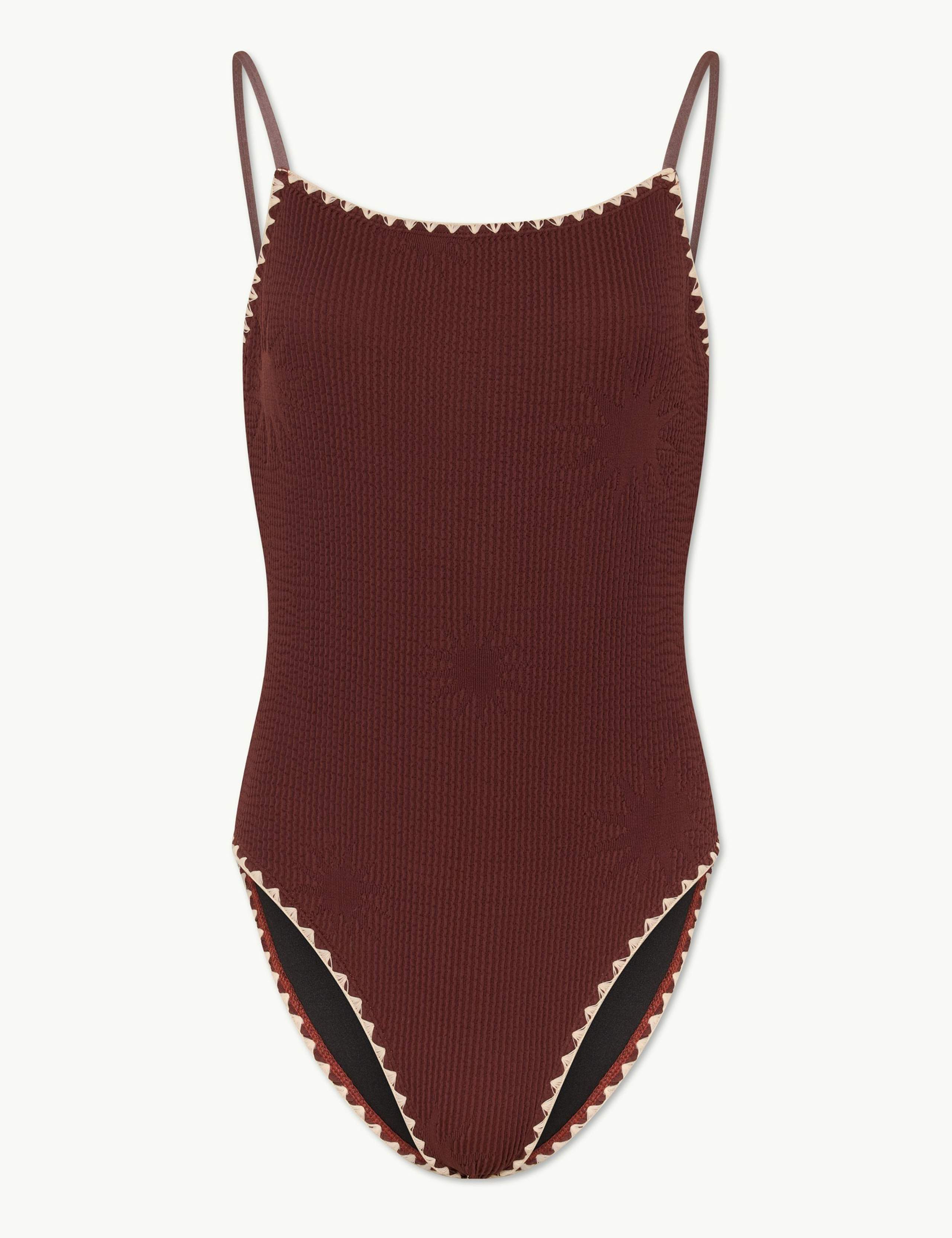 Whipstitch Textured Swimsuit 1 of 3