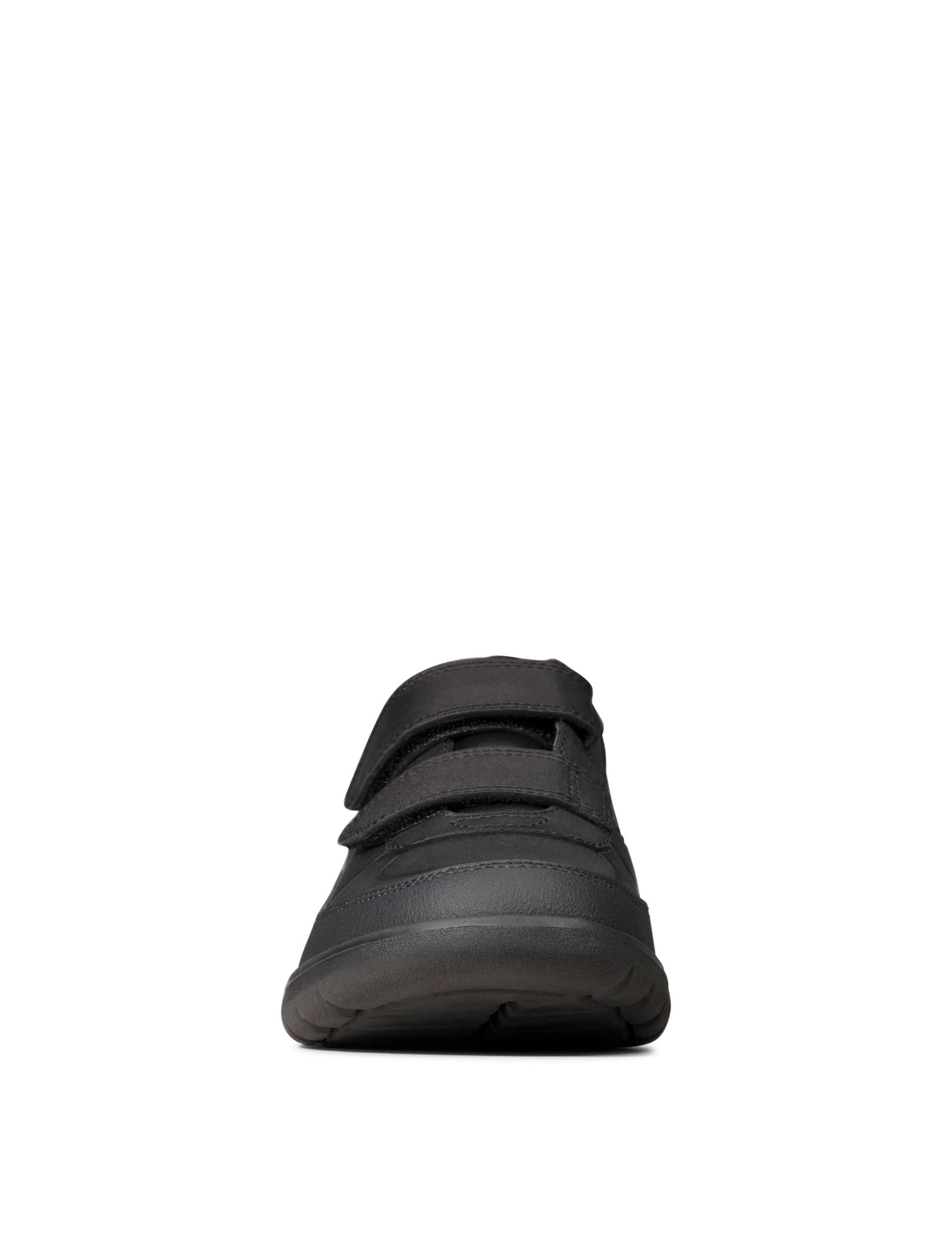 Kids' Leather Riptape School Shoes (3 Large - 9 Large) 4 of 7