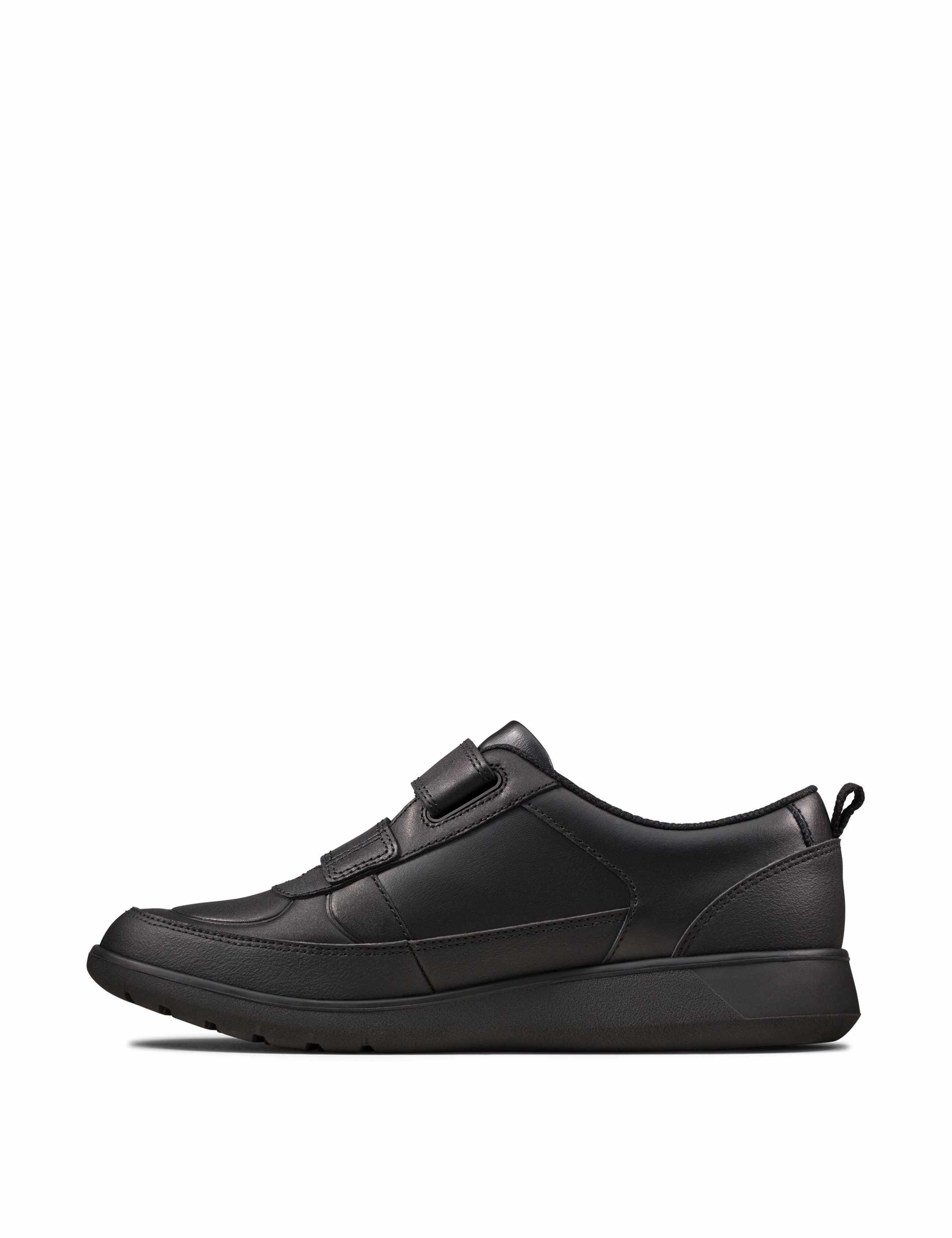 Kids' Leather Riptape School Shoes (3 Large - 9 Large) 6 of 7