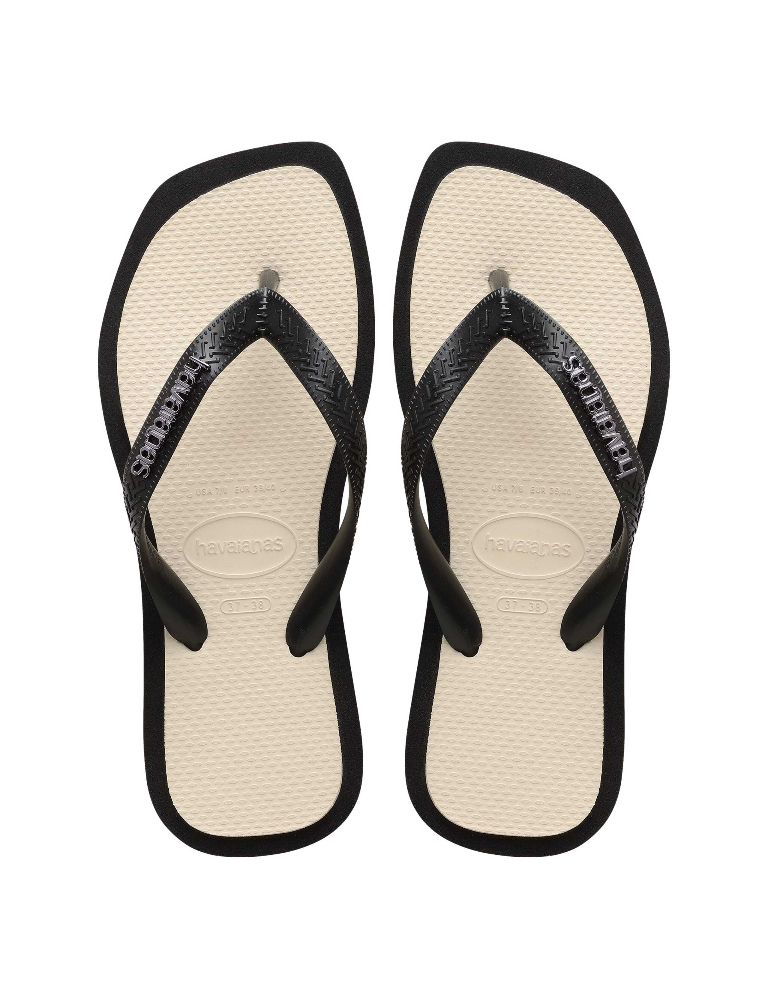 Top Square Fusion Flip Flops 1 of 8