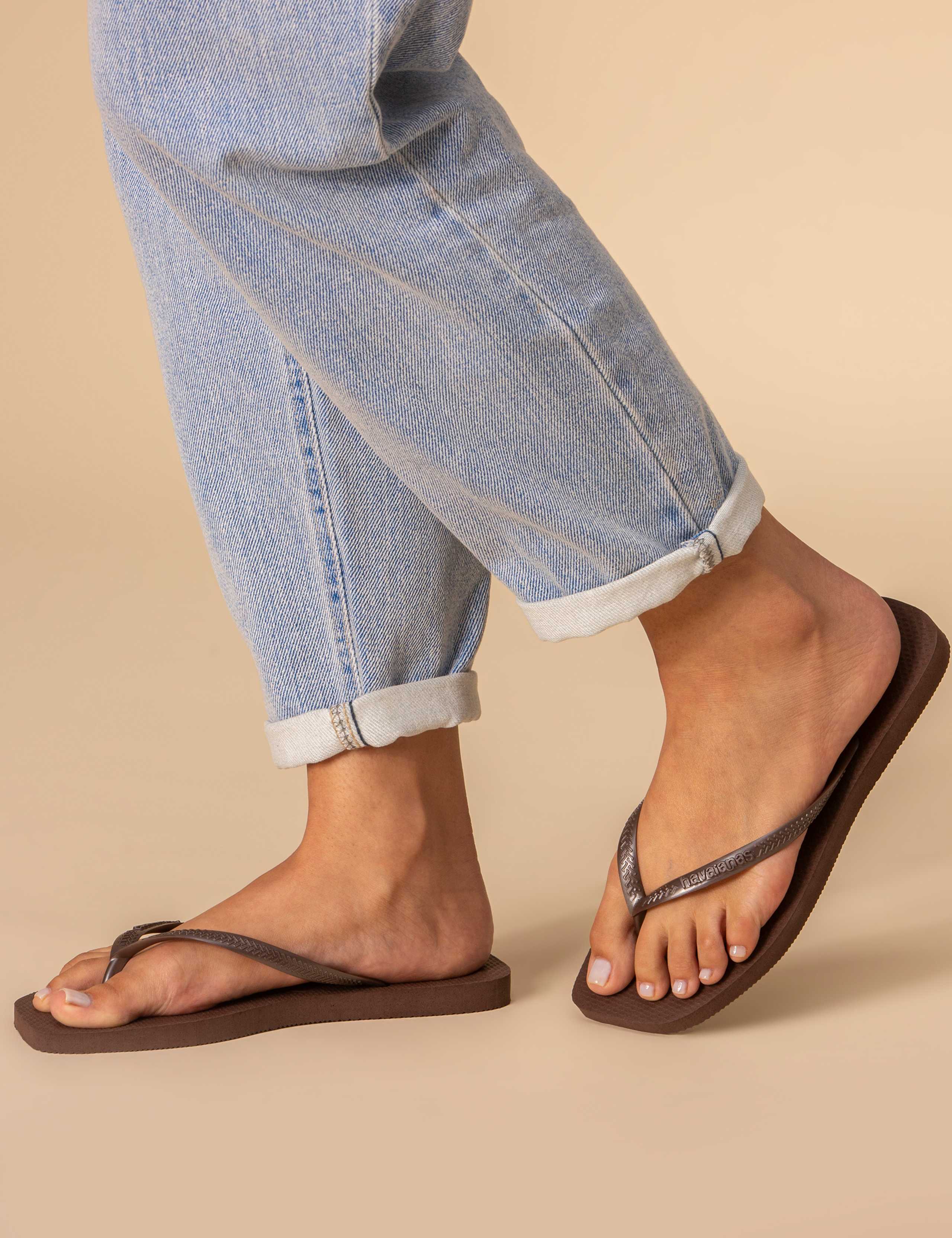 Slim Square Flip Flops 2 of 7