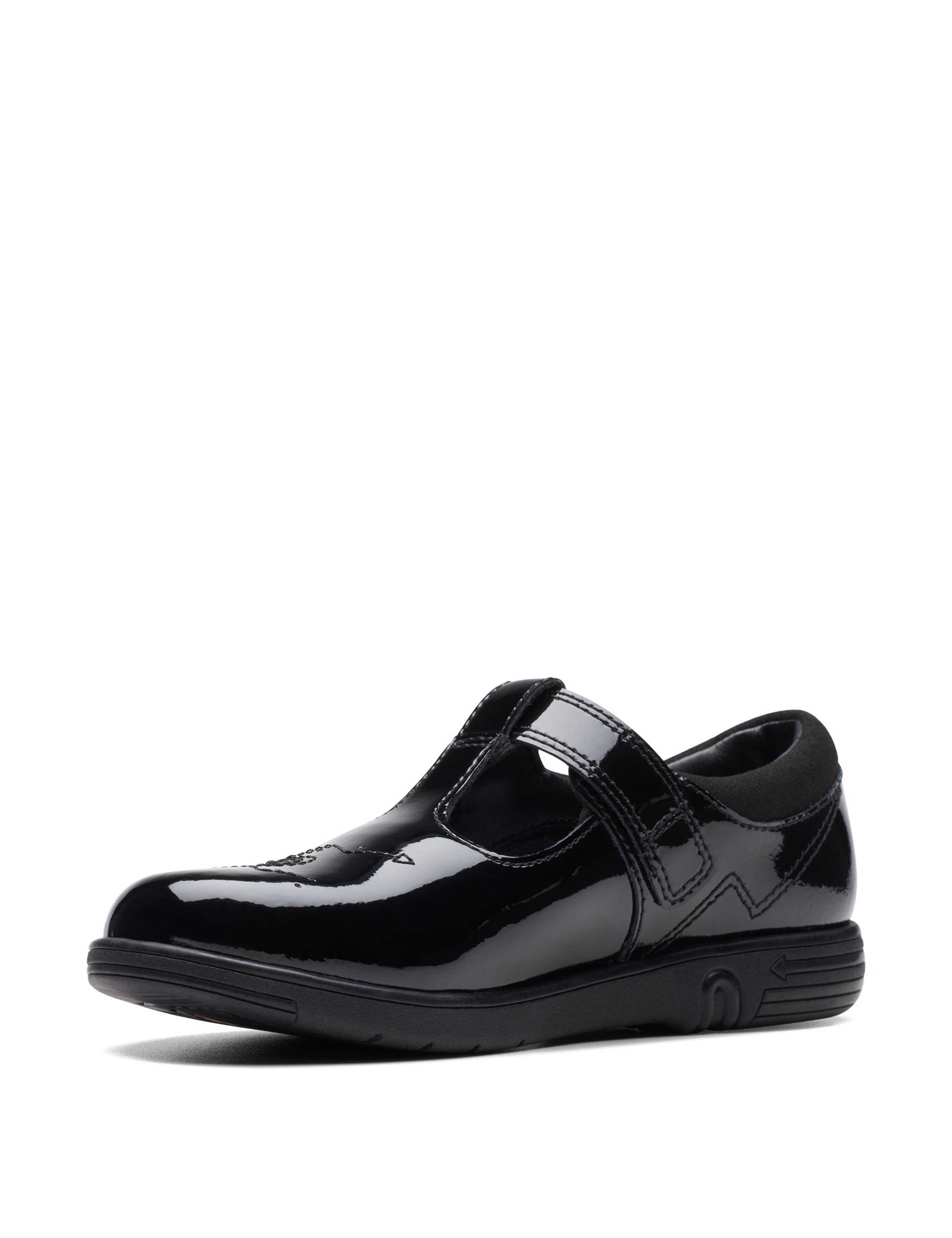 Kids' Patent T Bar Shoes (8 Small - 3½ Large) 3 of 7