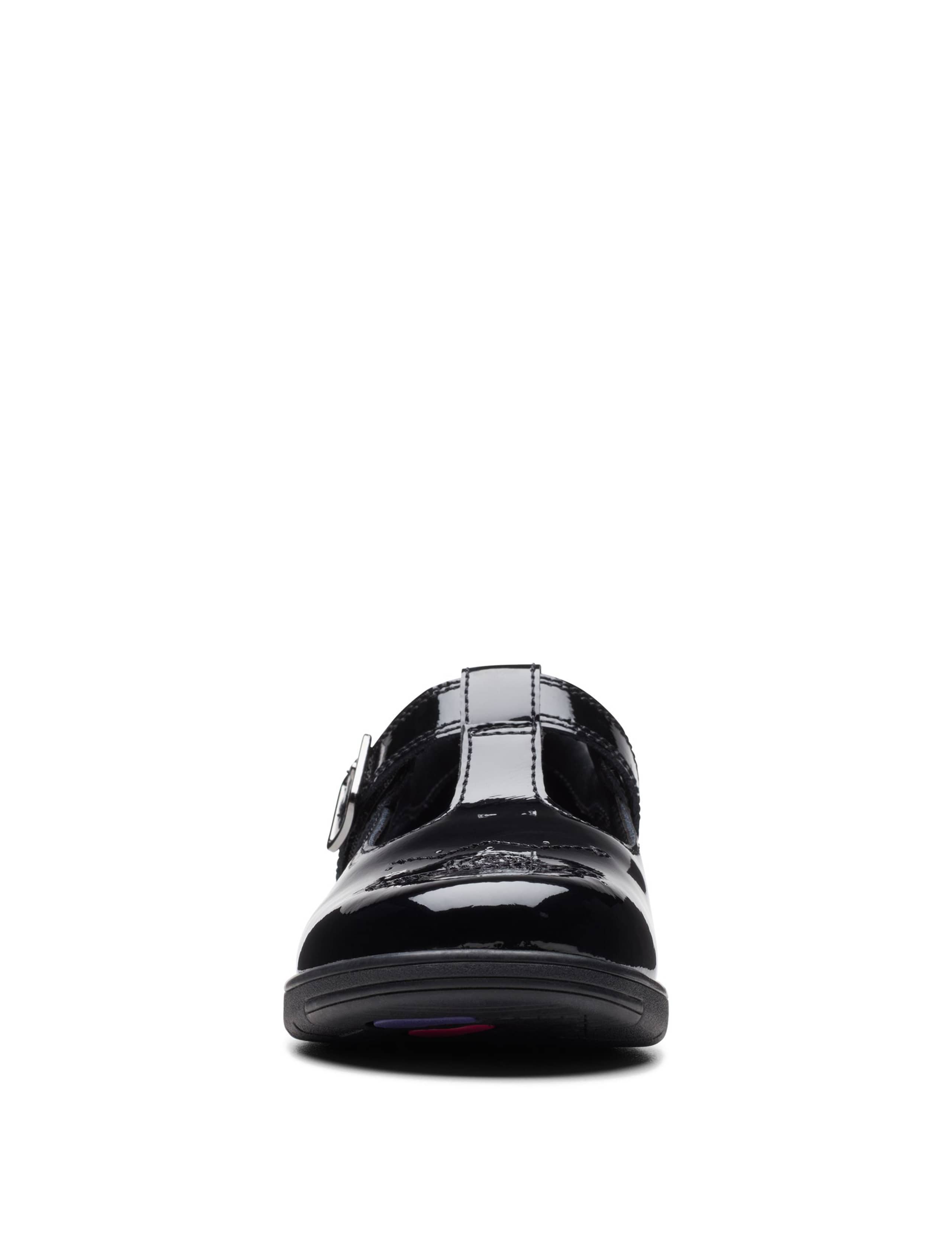 Kids' Patent T Bar Shoes (8 Small - 3½ Large) 4 of 7