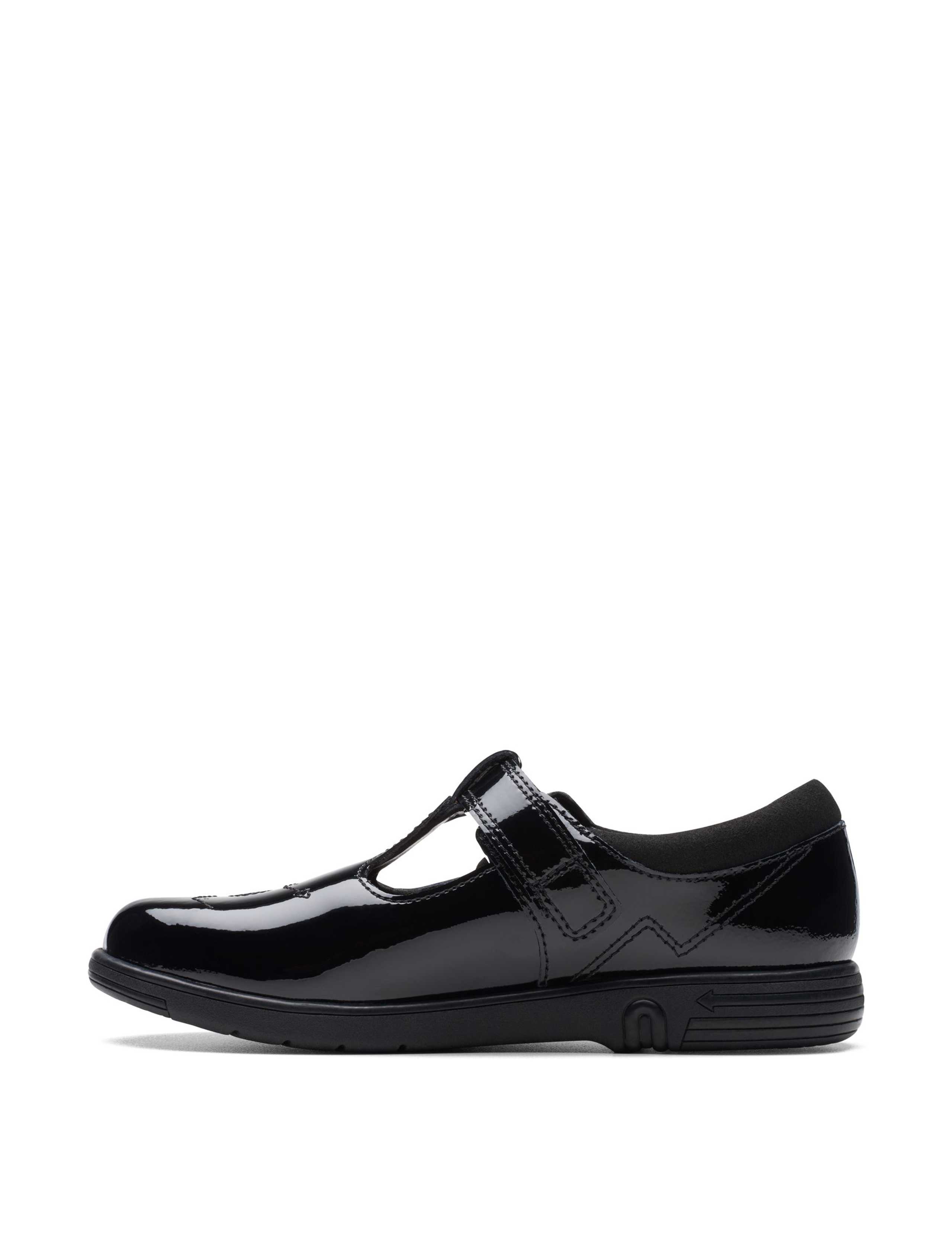 Kids' Patent T Bar Shoes (8 Small - 3½ Large) 6 of 7