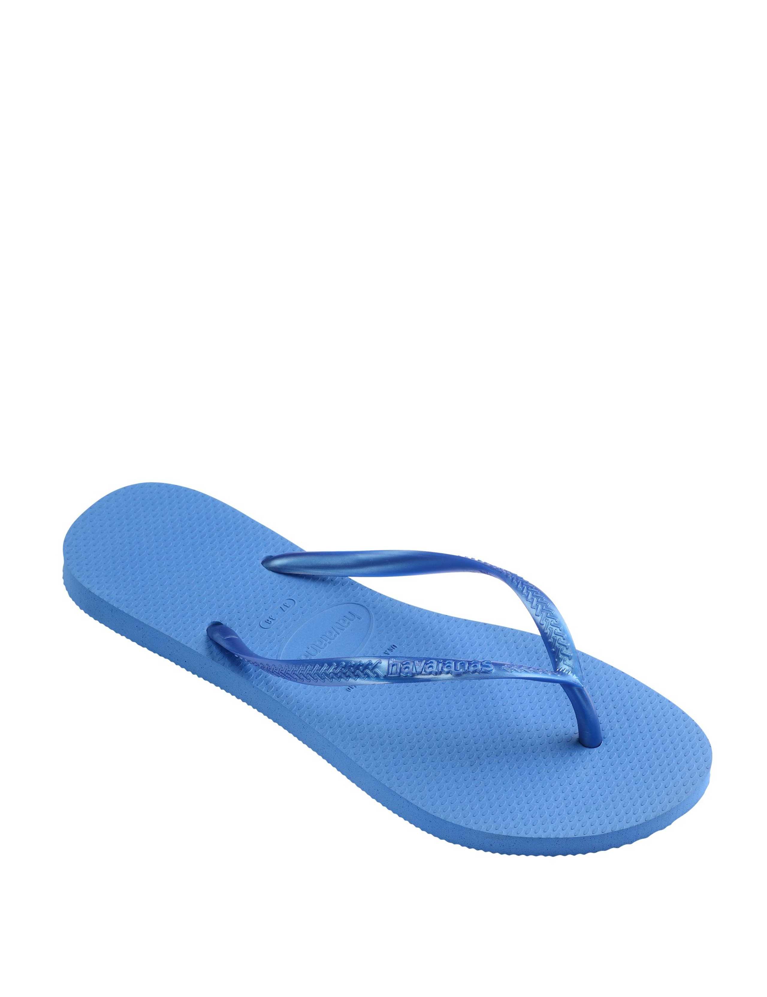 Metallic Flat Flip Flops 2 of 5