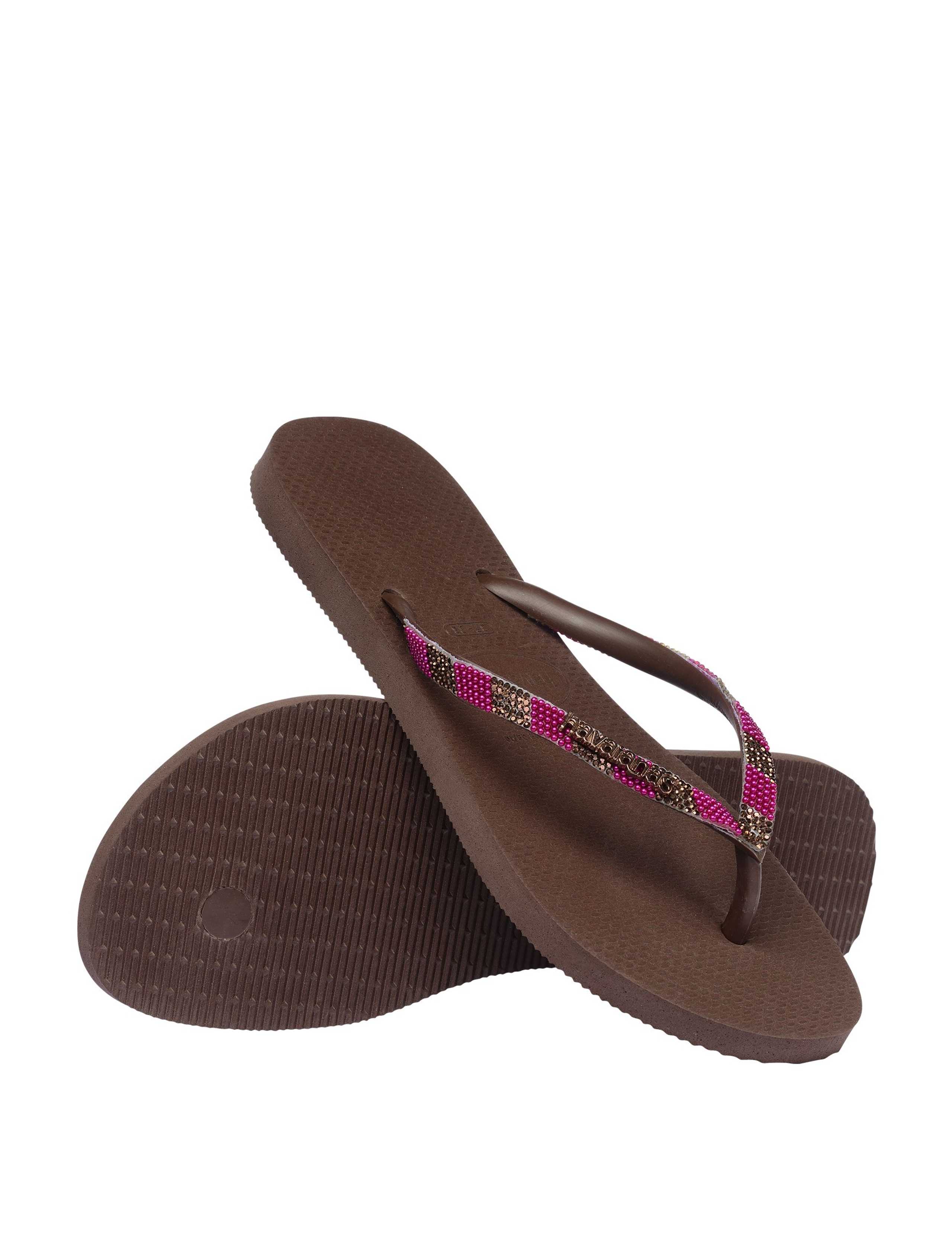 Embellished Sparkle Flat Flip Flops 11 of 11