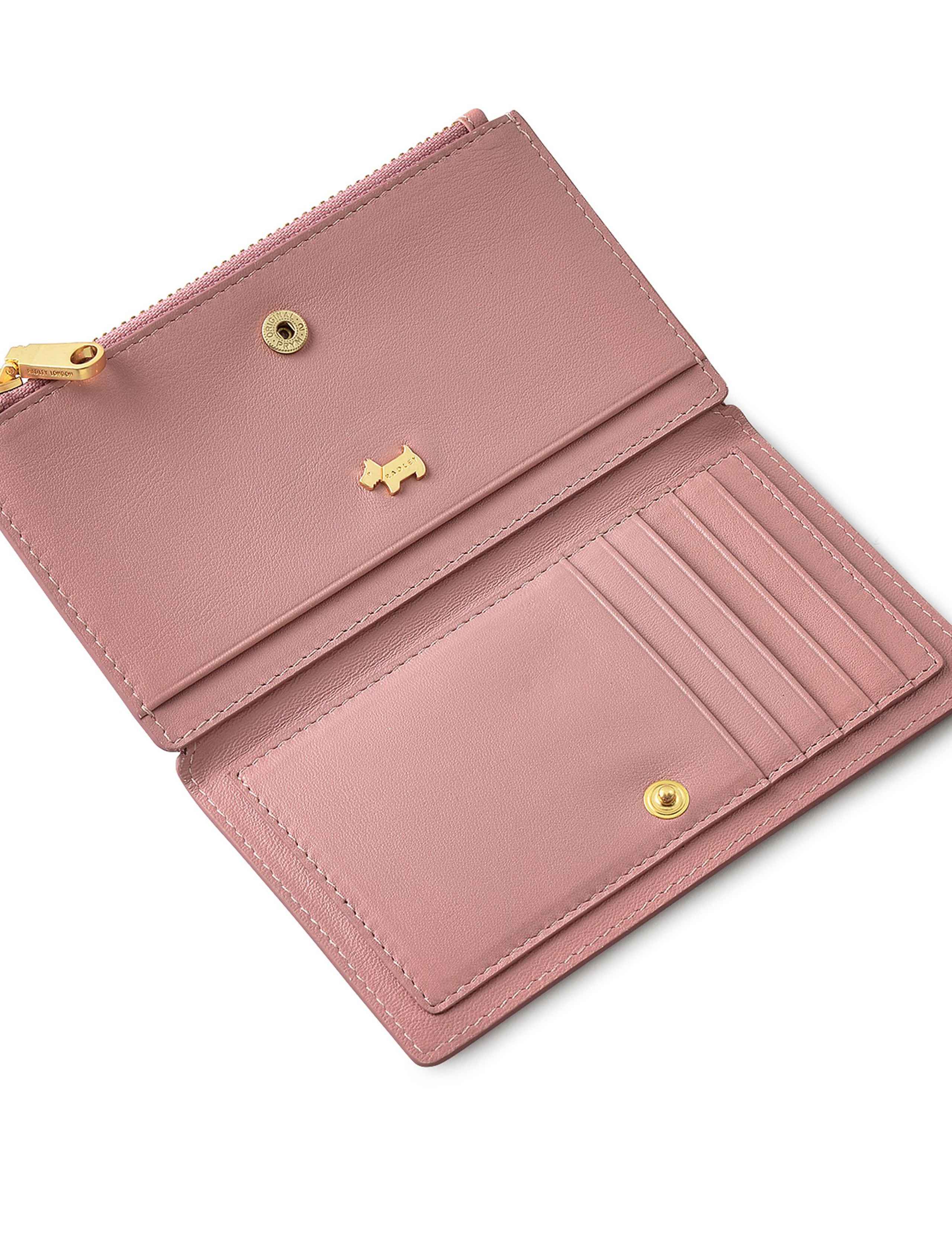 Coin Street Leather Floral Foldover Purse 3 of 4
