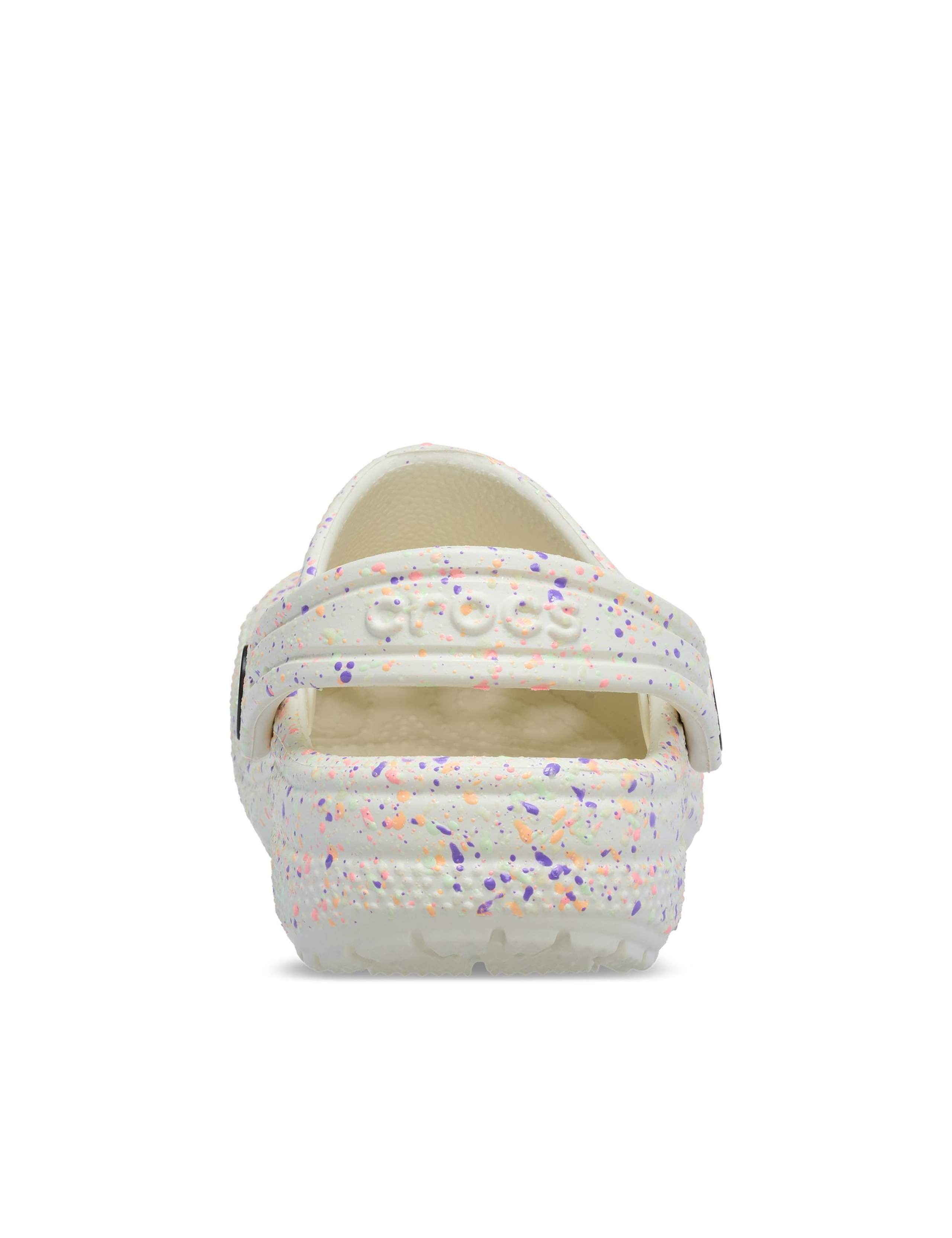Kids' Glow Paint Spatter Clogs (11 Small - 3 Large) 5 of 6