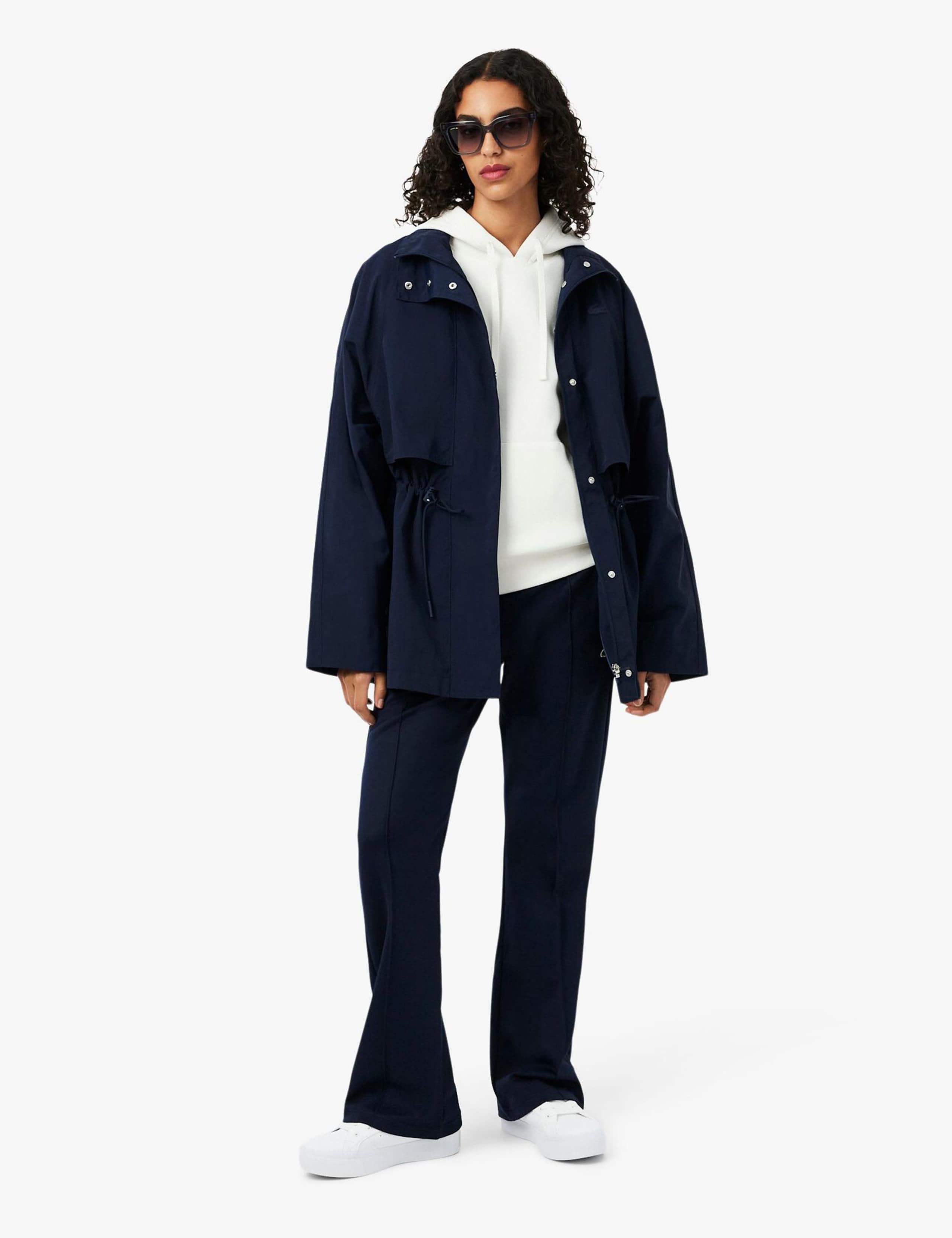 Leather Lace Up Platform Trainers 4 of 8