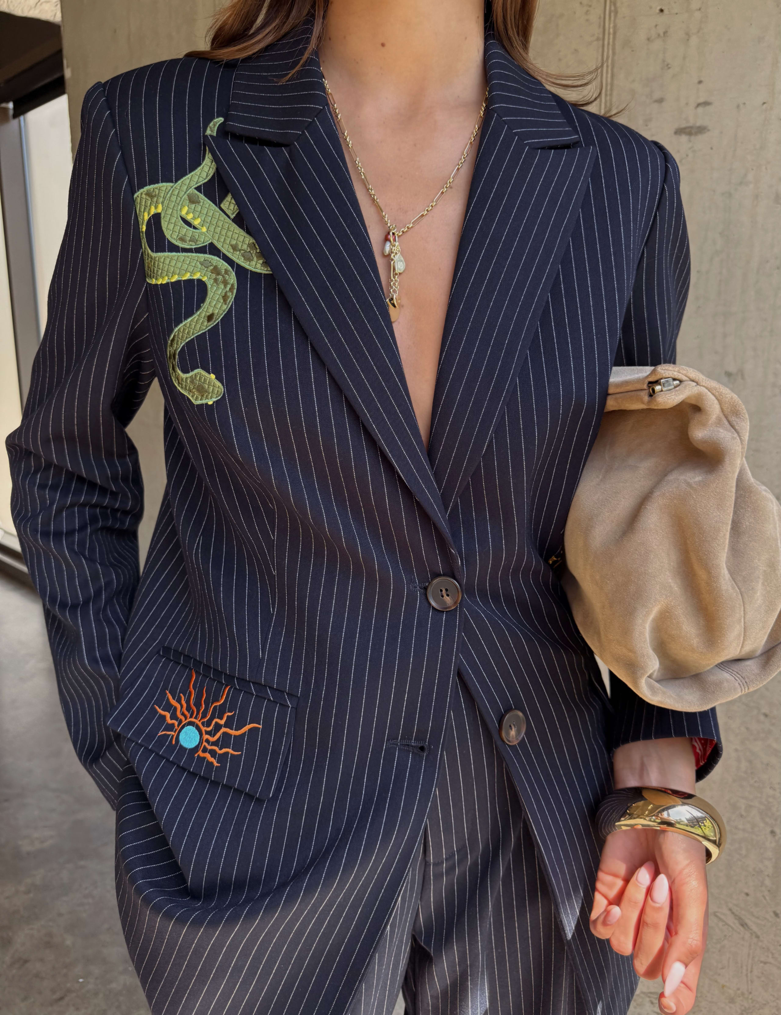 Tailored Striped Blazer 6 of 7