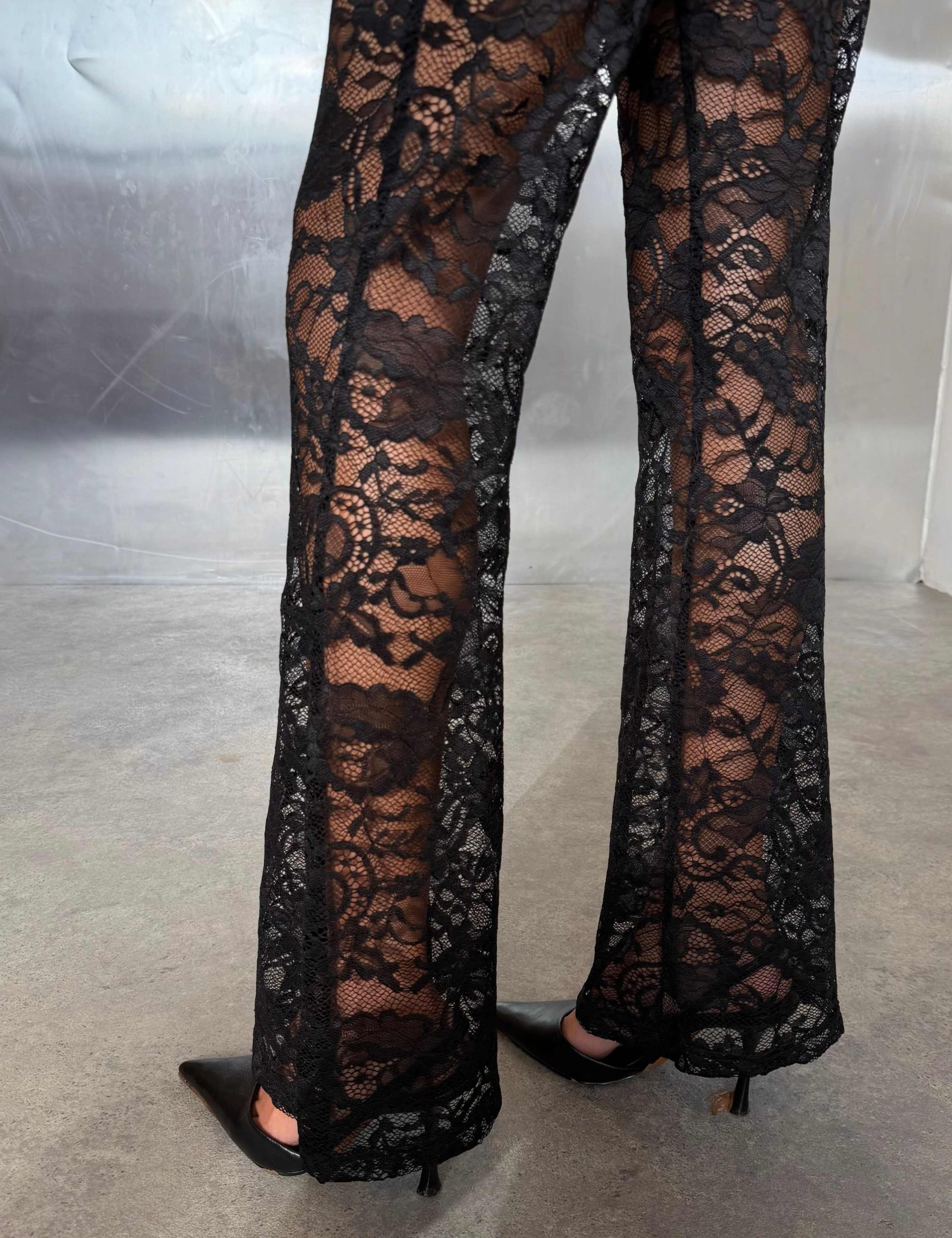 Sheer Lace Trousers 3 of 4