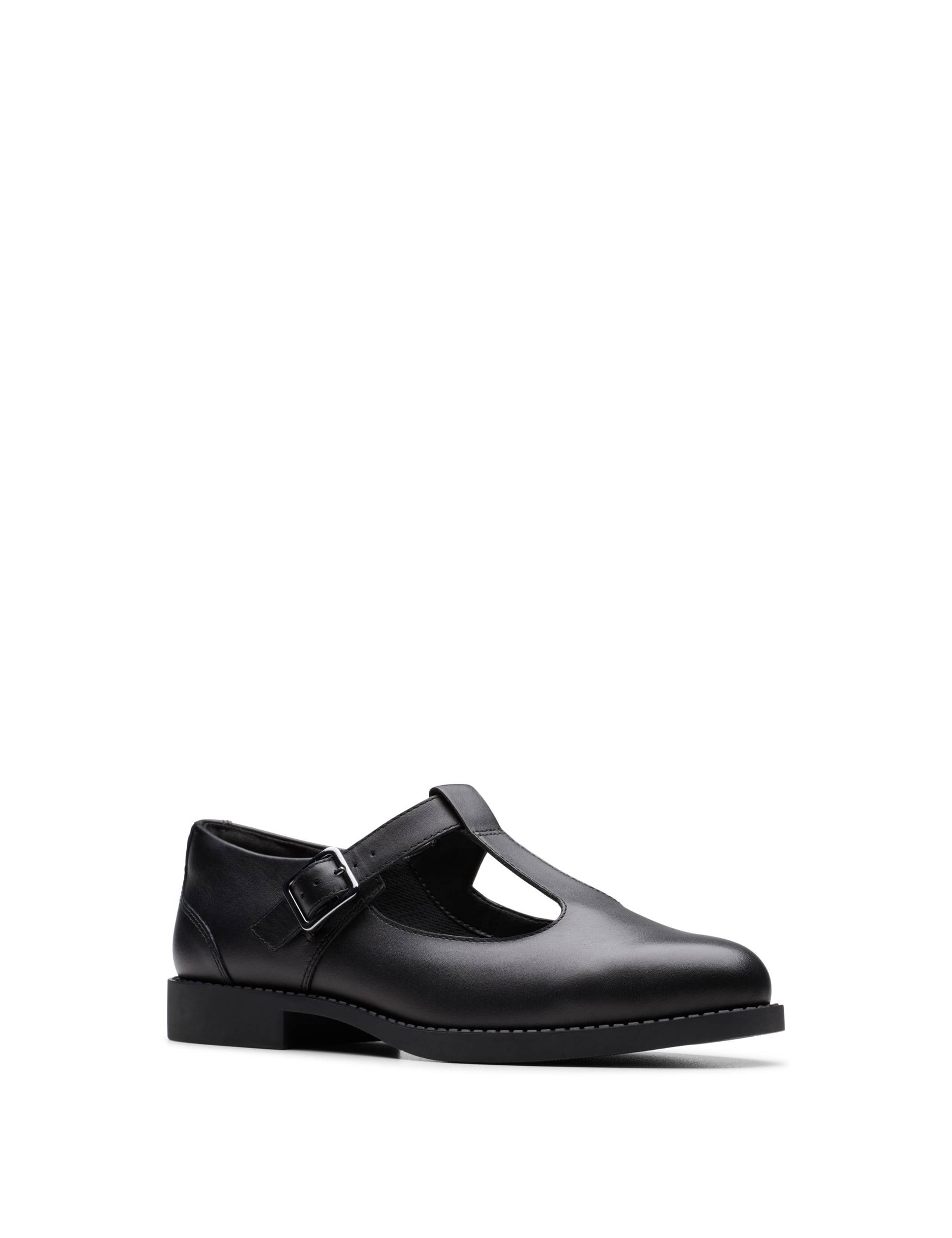 Kids' Leather School Shoes (3 Large - 5½ Large) 2 of 6