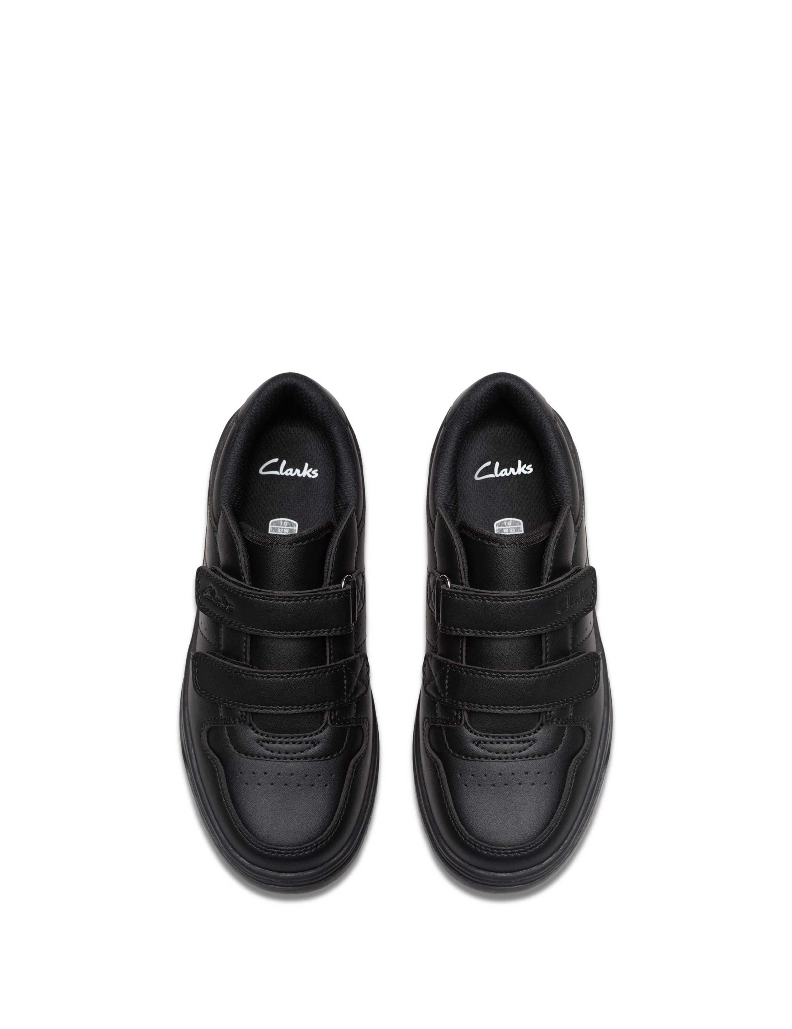 Leather Riptape School Shoes (11 Small-2 Large) 4 of 6
