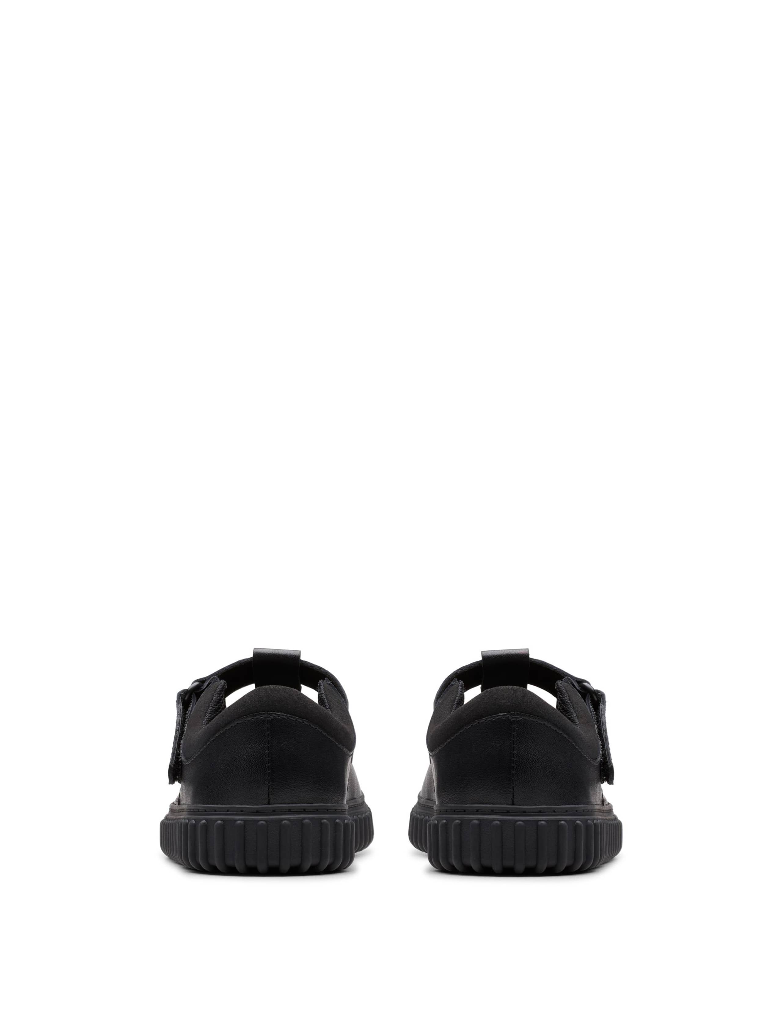Leather Riptape School Shoes (10 Small - 12½ Small) 5 of 6