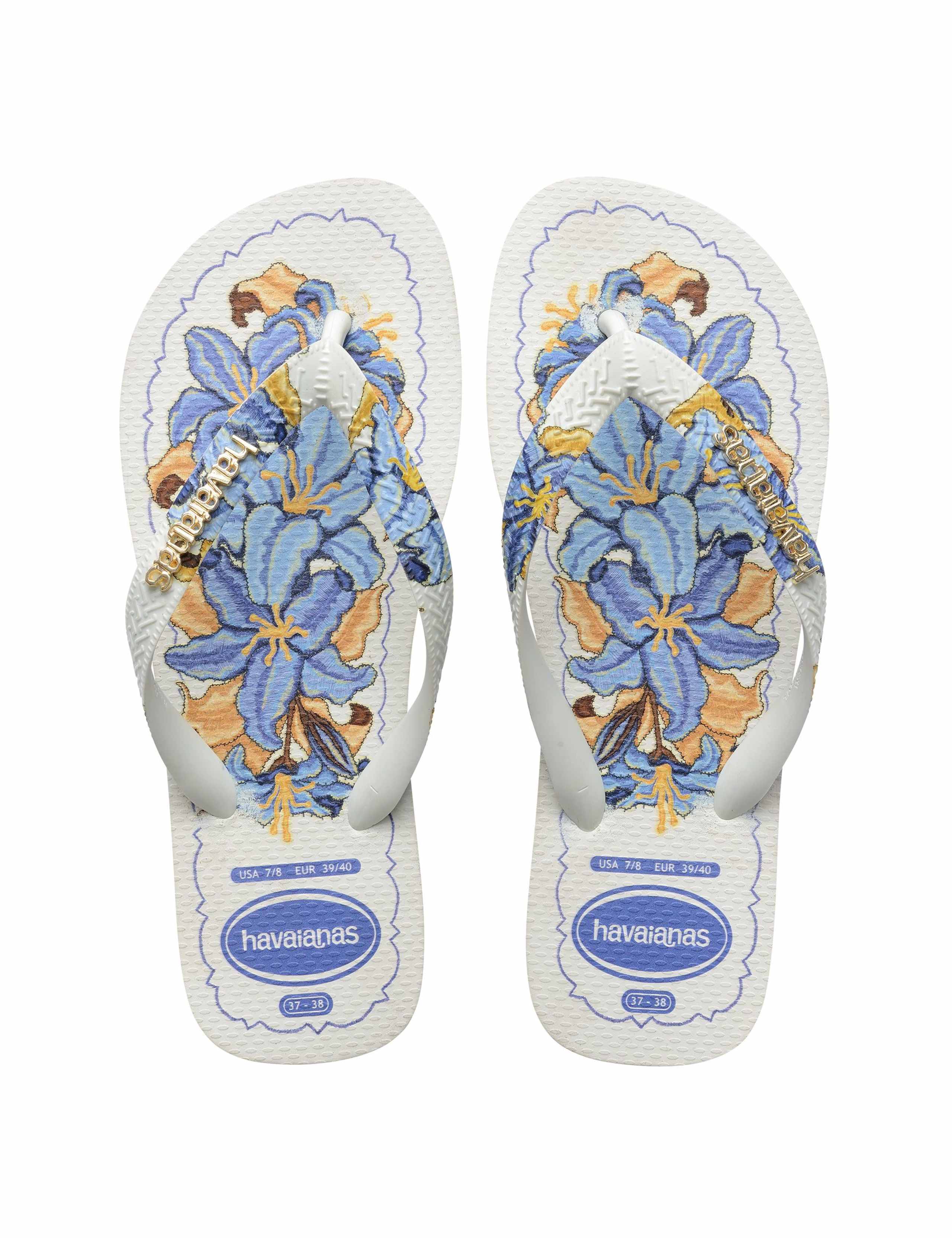 Floral Printed Flip Flops 7 of 10