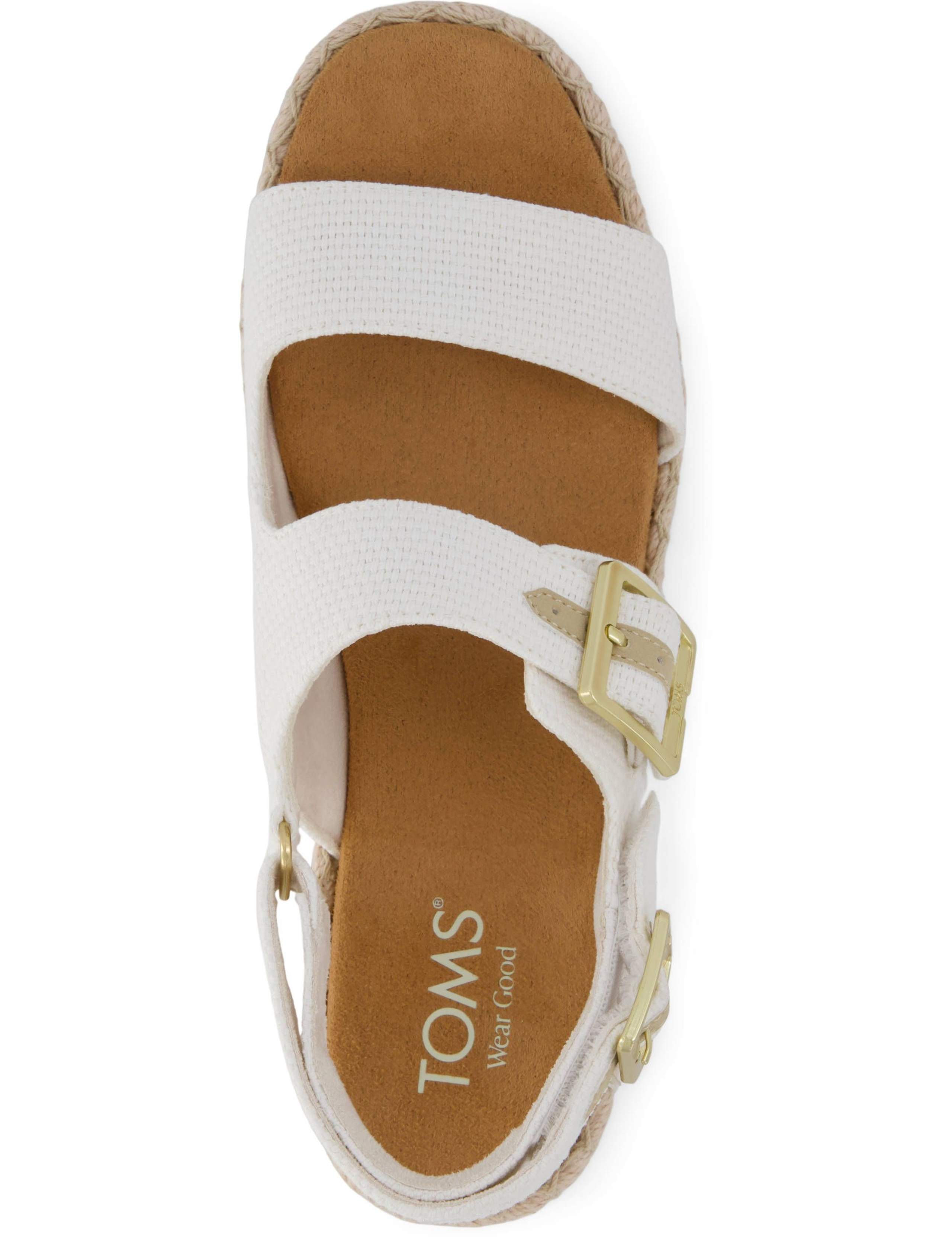 Woven Ankle Strap Flatform Sandals 2 of 9