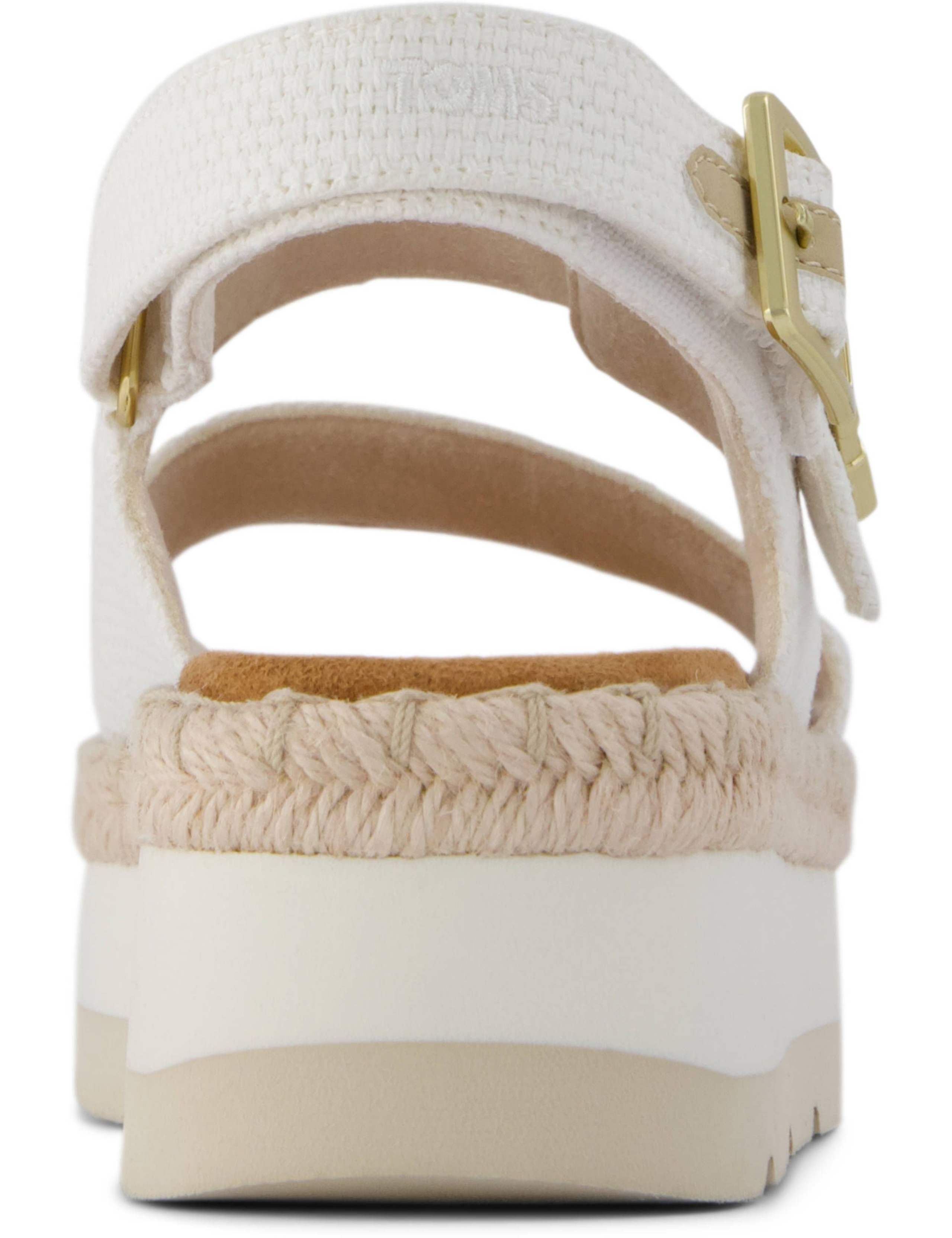 Woven Ankle Strap Flatform Sandals 6 of 9