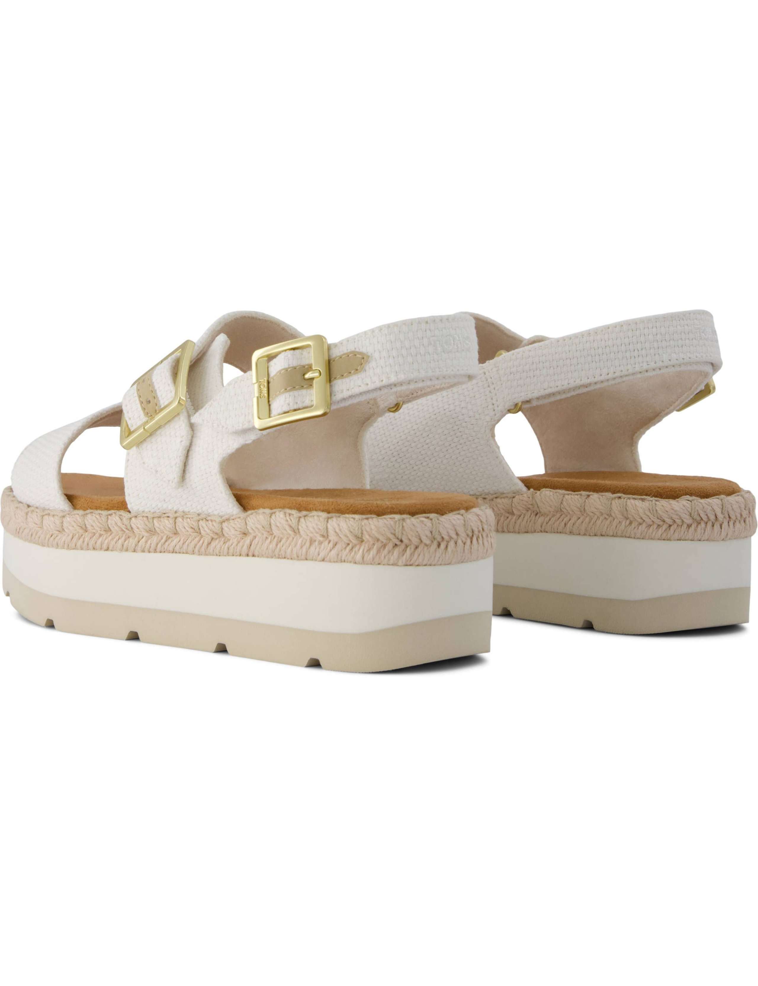 Woven Ankle Strap Flatform Sandals 7 of 9