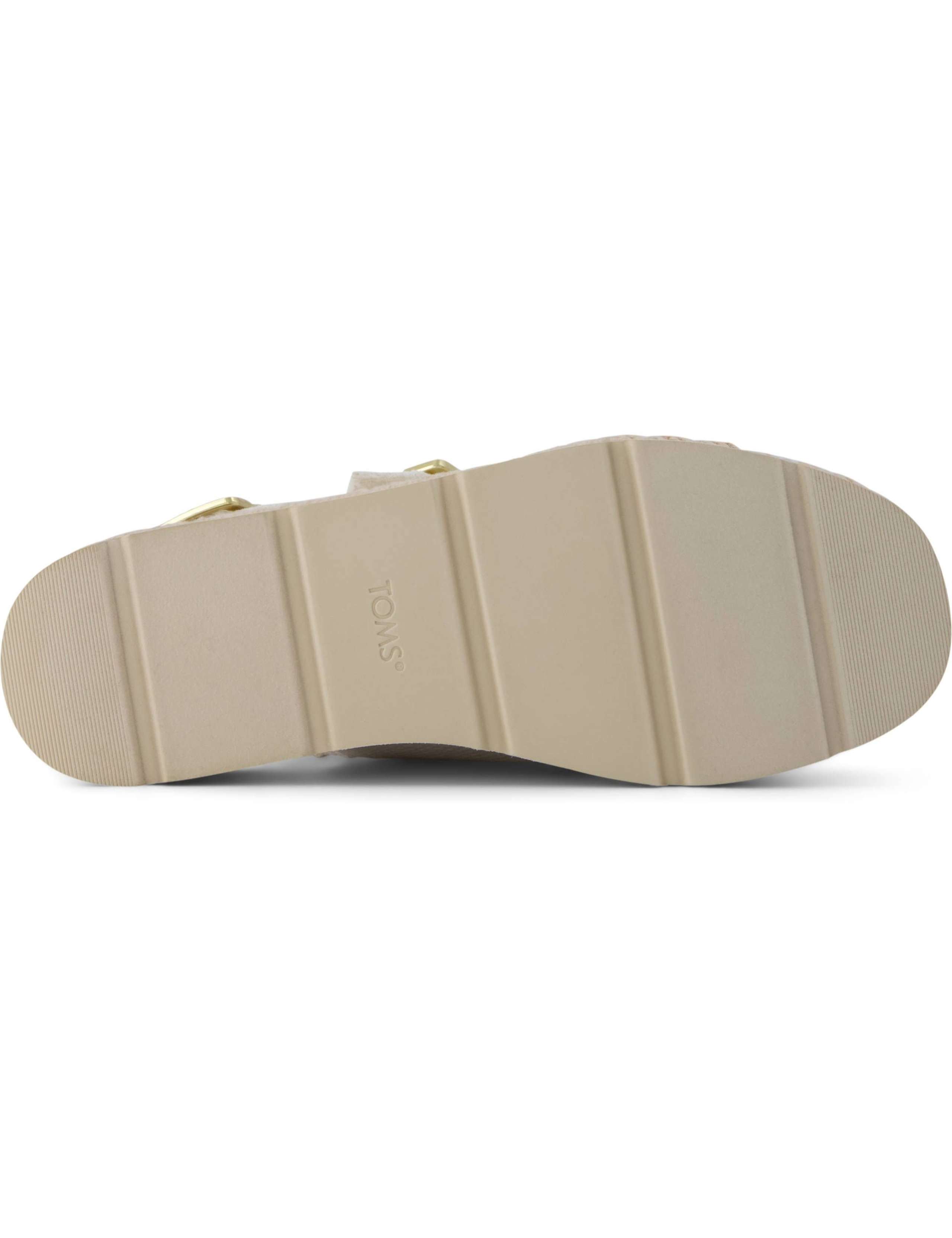 Woven Ankle Strap Flatform Sandals 9 of 9