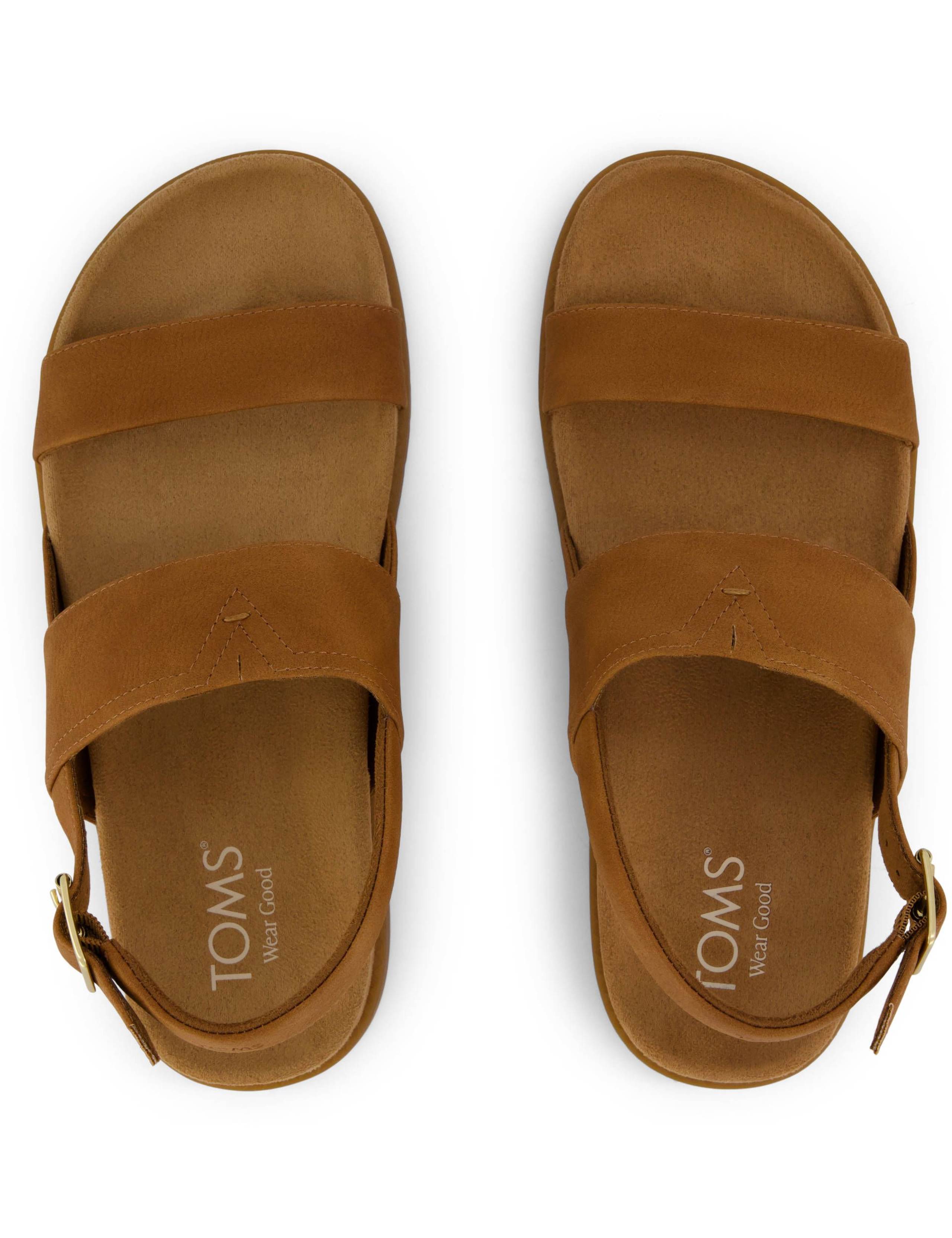 Slingback Strap Flatform Sandals 3 of 9