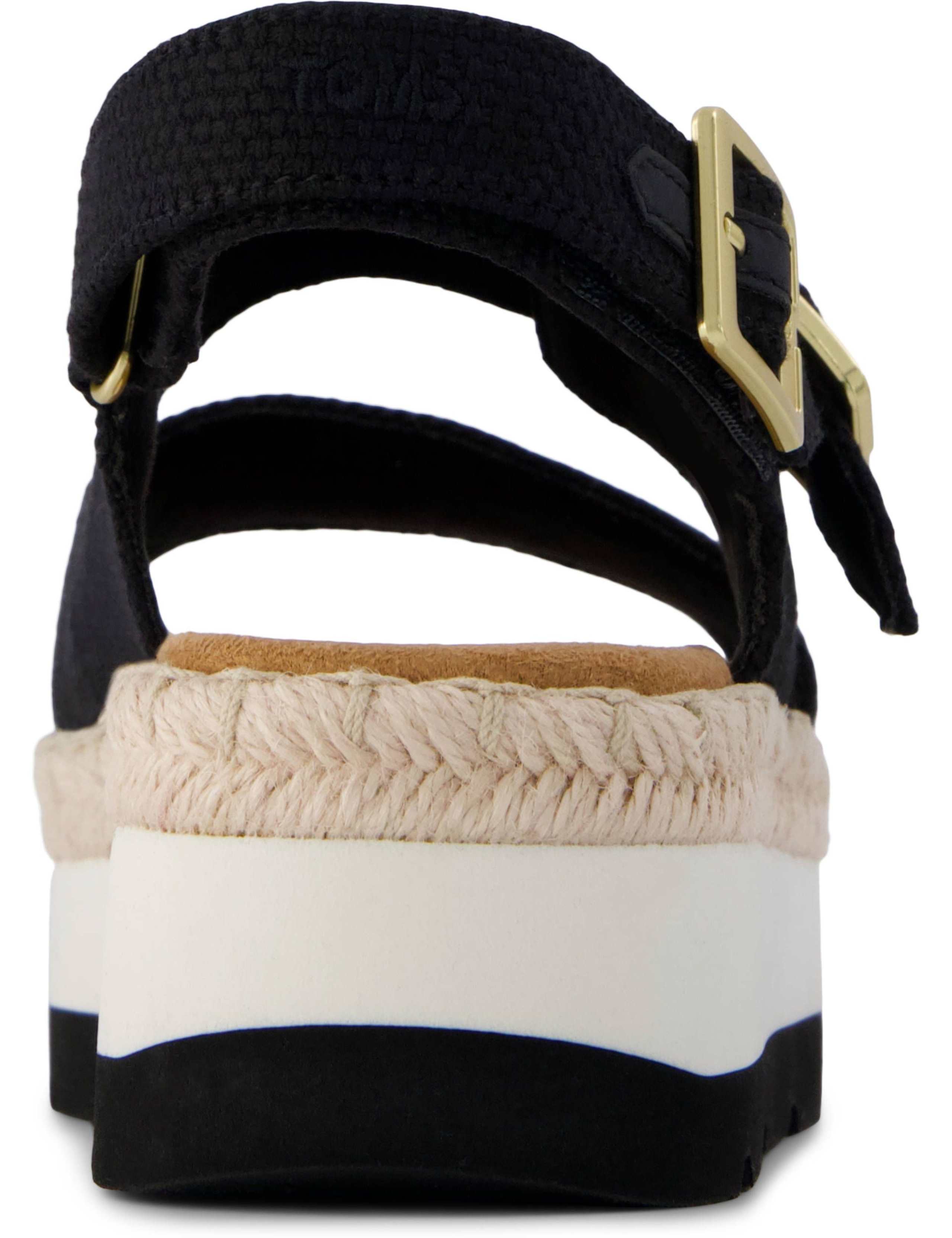 Woven Slingback Strap Flatform Sandals 6 of 9