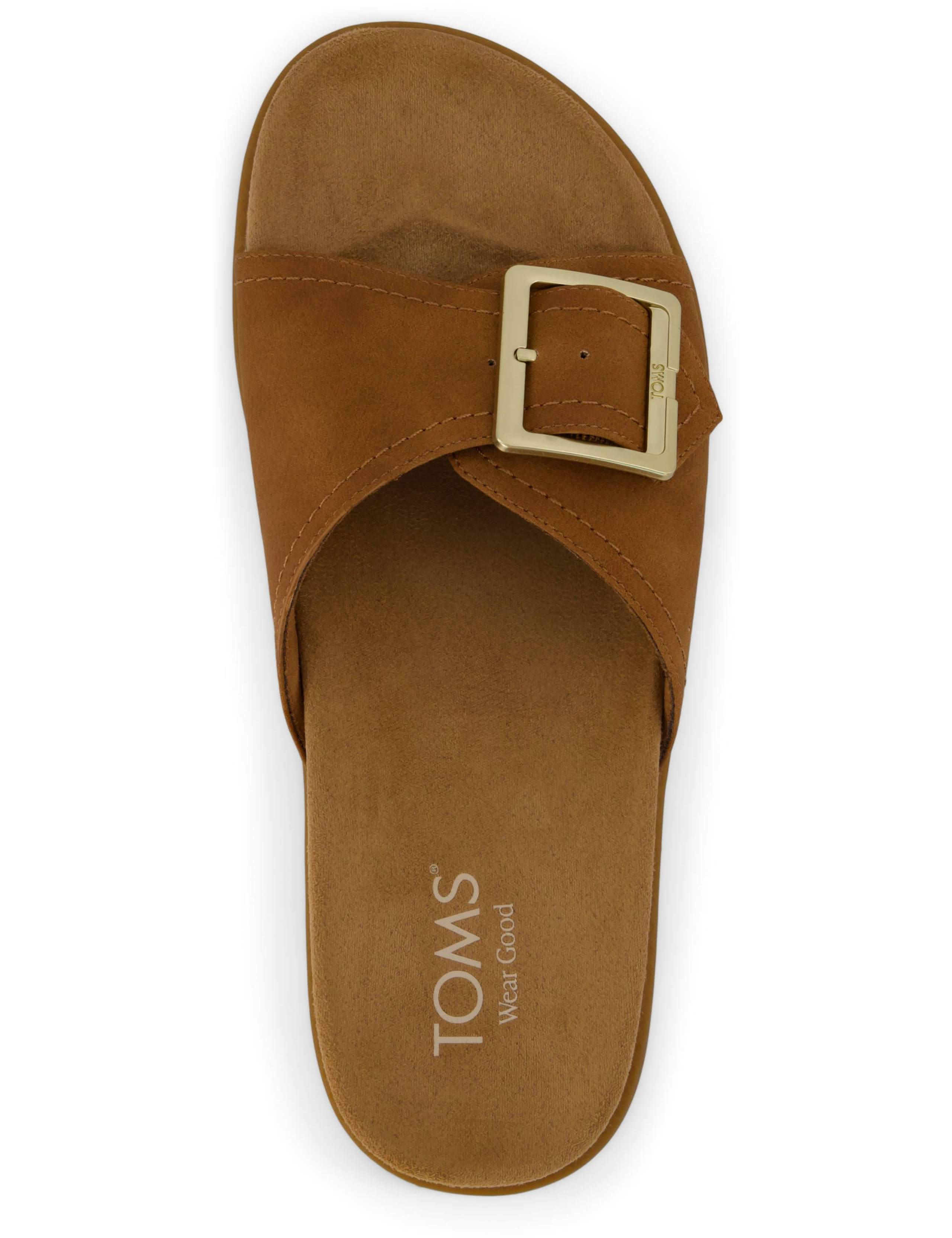 Buckle Flatform Footbed Sliders 2 of 8